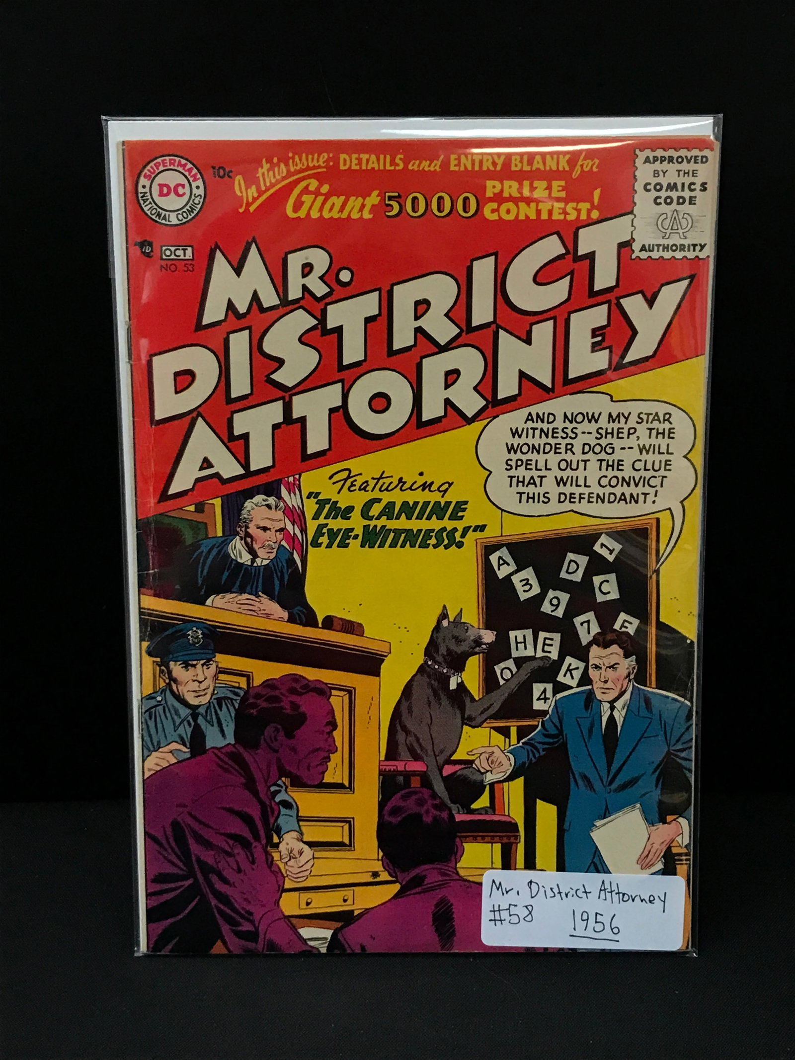MR. DISTRICT ATTORNEY #58 (1956) - DC COMICS: Prices are in Canadian dollars