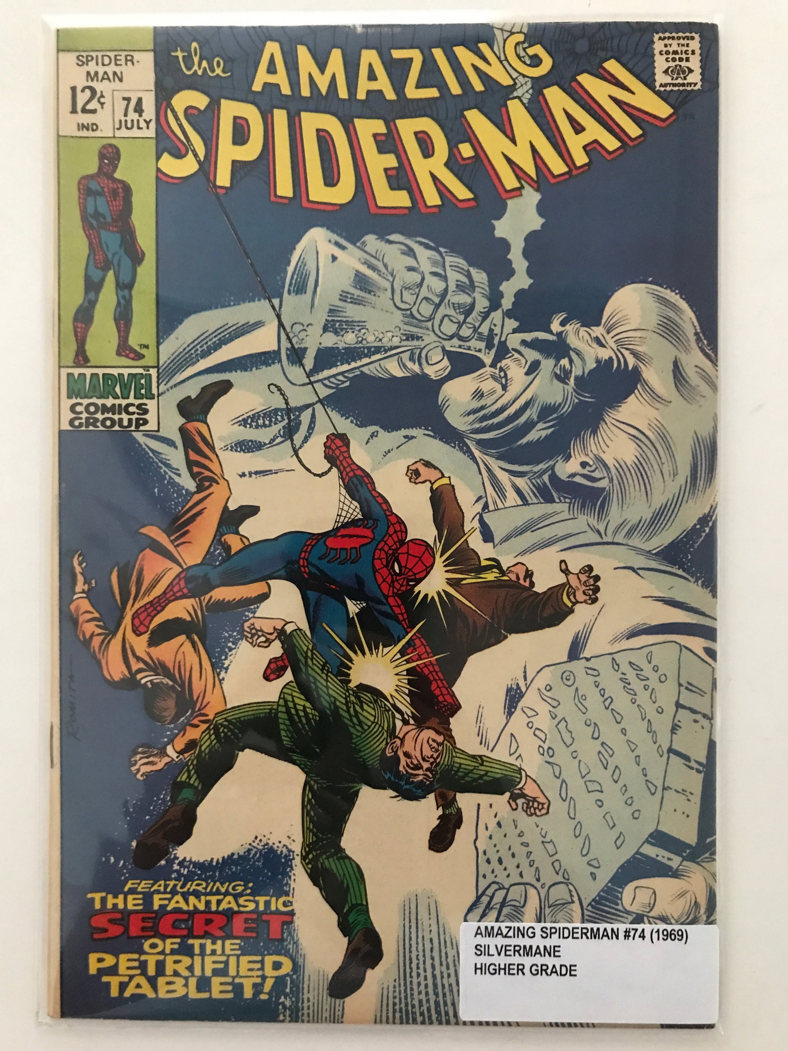 THE AMAZING SPIDERMAN #74 (1969) - MARVEL COMICS: Prices are in Canadian dollars
