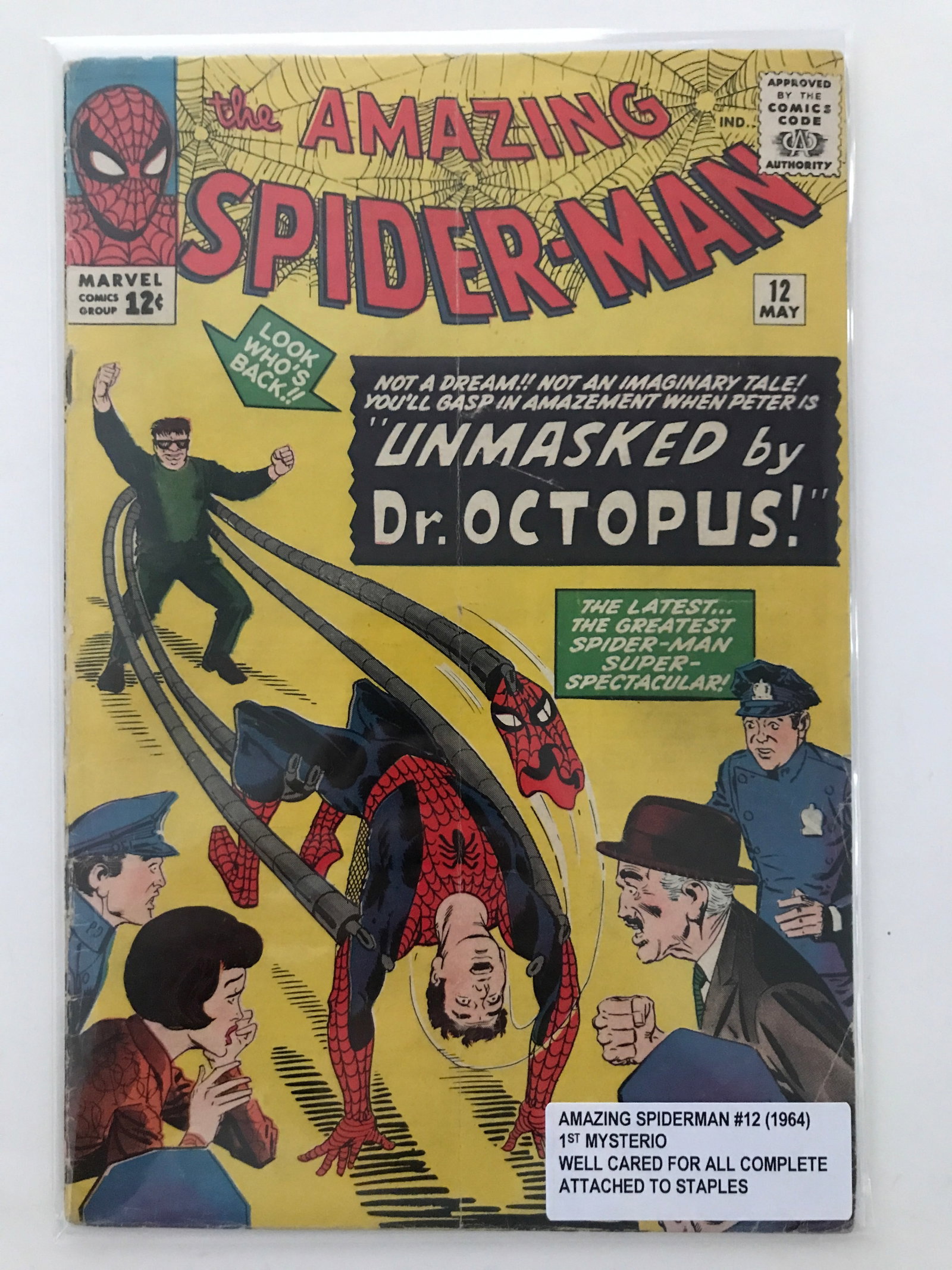 THE AMAZING SPIDERMAN #12 (1964) 1ST MYSTERIO - MARVEL COMICS: Prices are in Canadian dollars