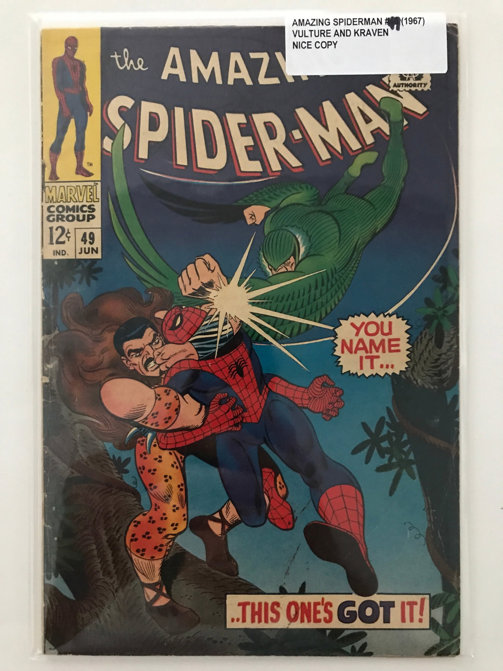 THE AMAZING SPIDERMAN #49 (1967) - MARVEL COMICS (1 of 1)