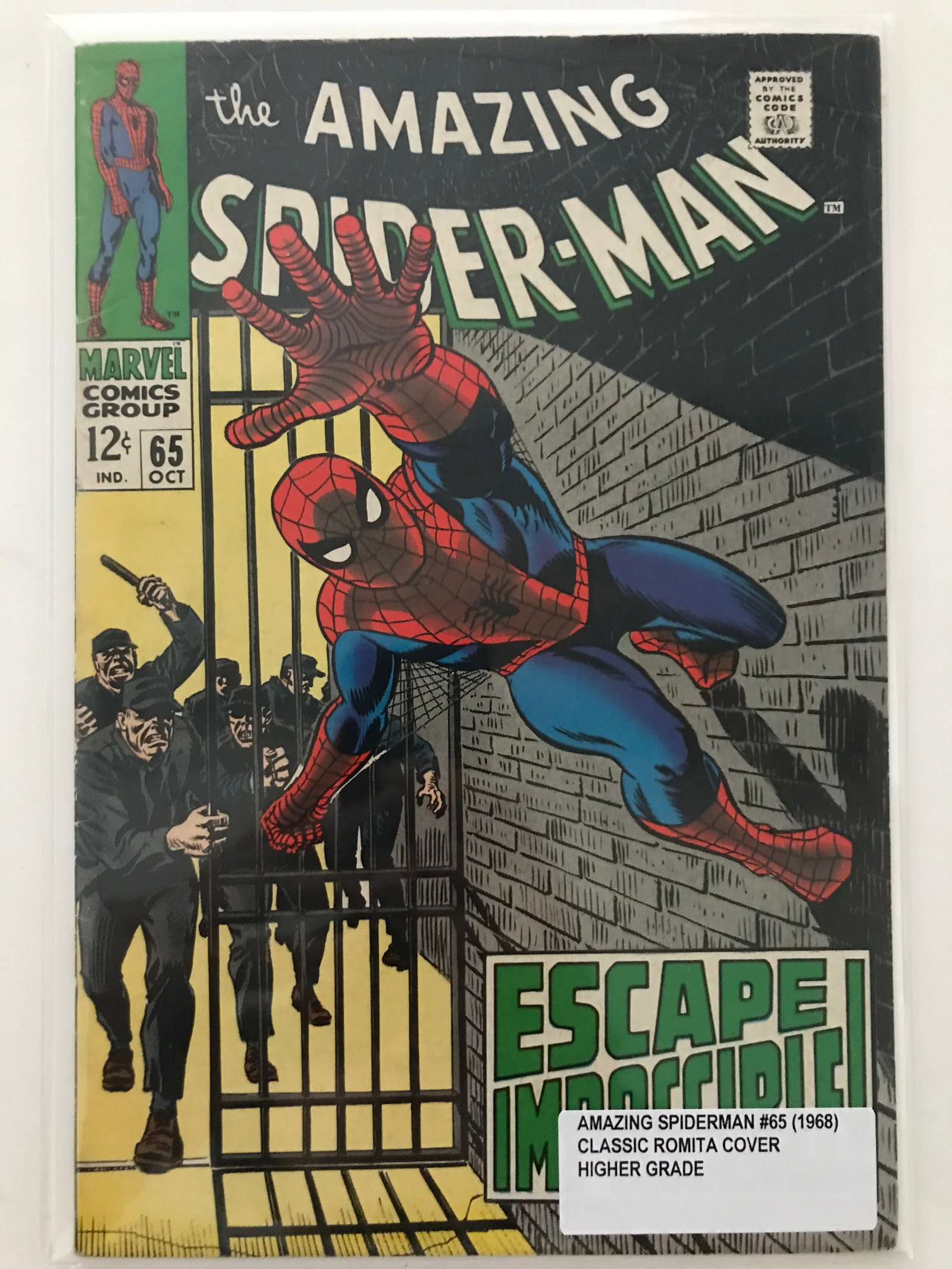 THE AMAZING SPIDERMAN #65 (1968) - MARVEL COMICS: Prices are in Canadian dollars