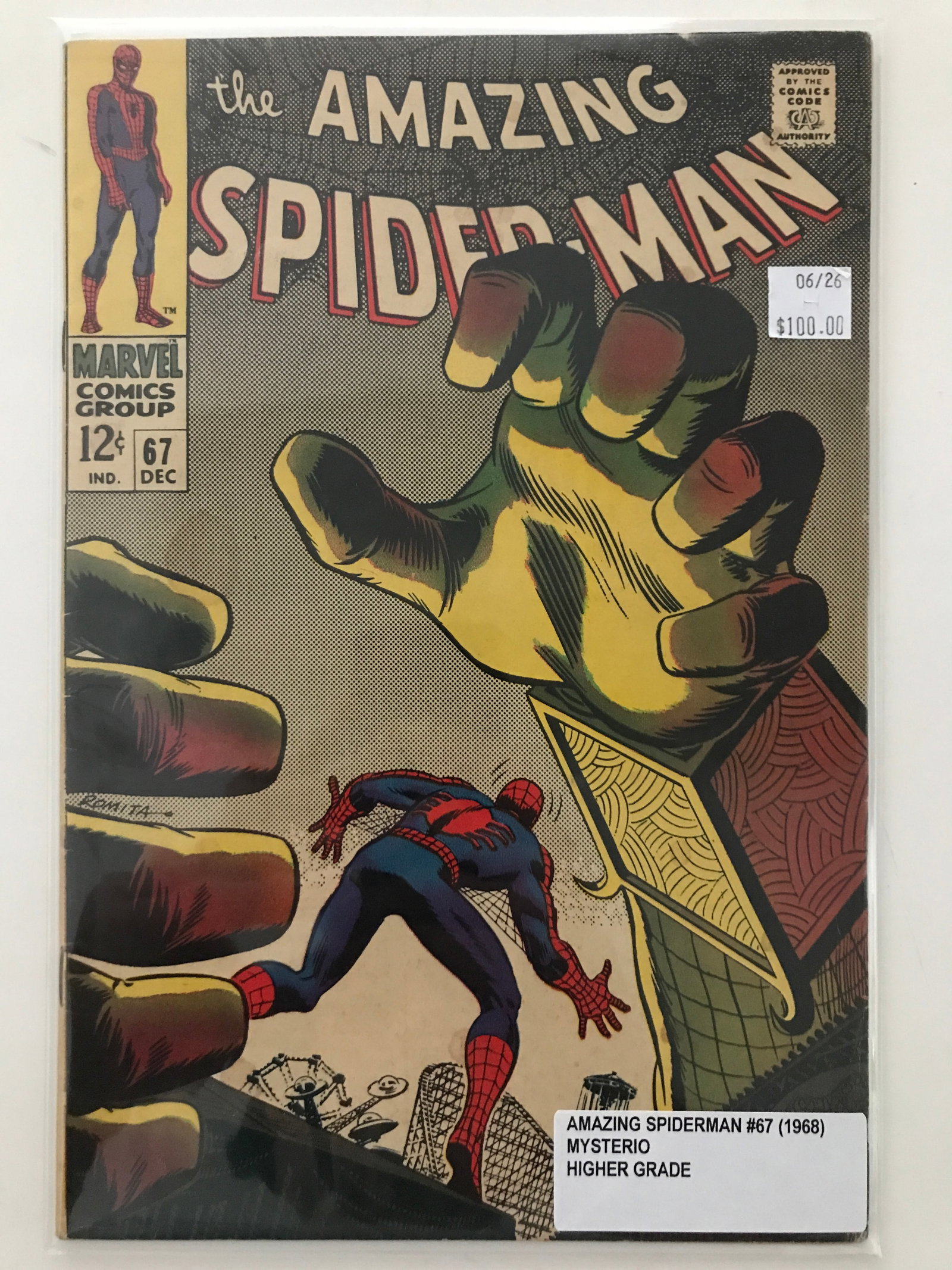 THE AMAZING SPIDERMAN #67 (1968) - MARVEL COMICS: Prices are in Canadian dollars