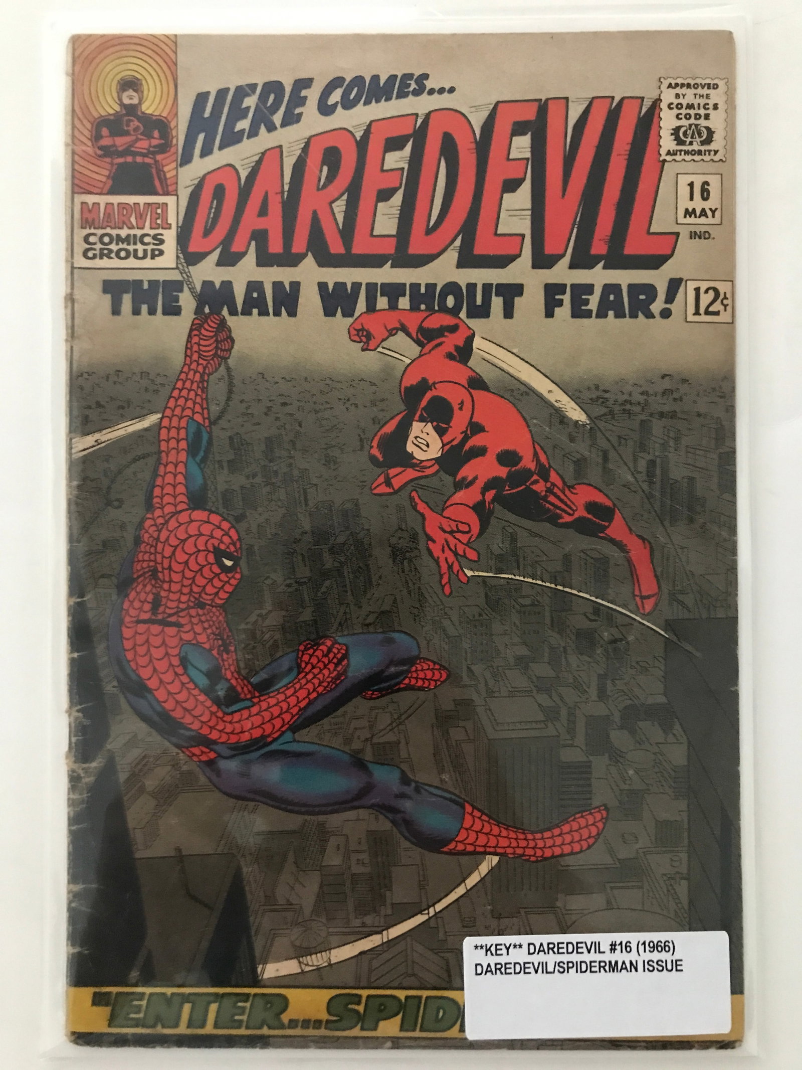 DAREDEVIL #16 (1966) - MARVEL COMICS (1 of 1)