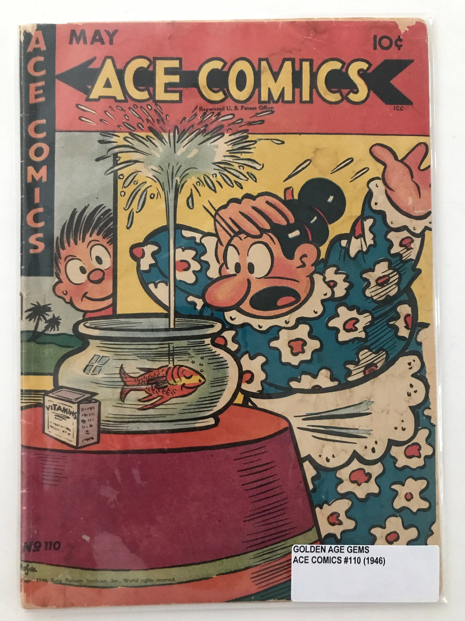 ACE COMICS #110 (1946): Prices are in Canadian dollars