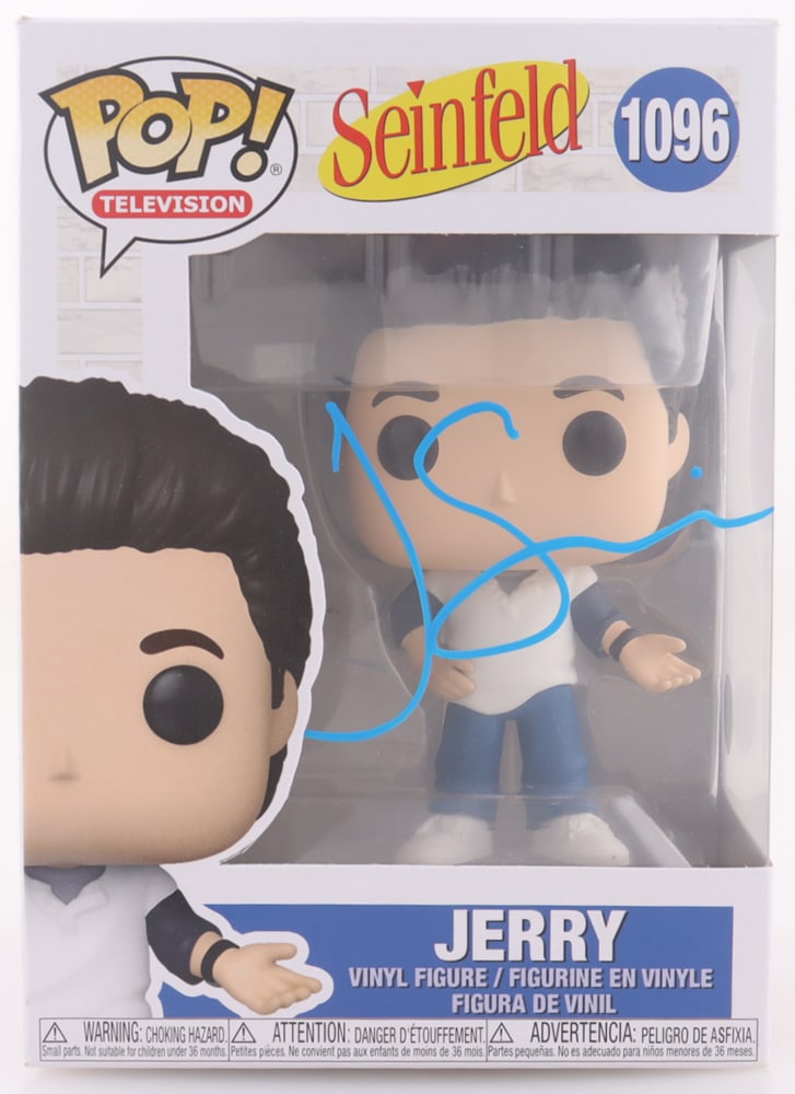 JERRY SEINFELD SIGNED FUNKO POP - AWM COA: Prices are in Canadian dollars