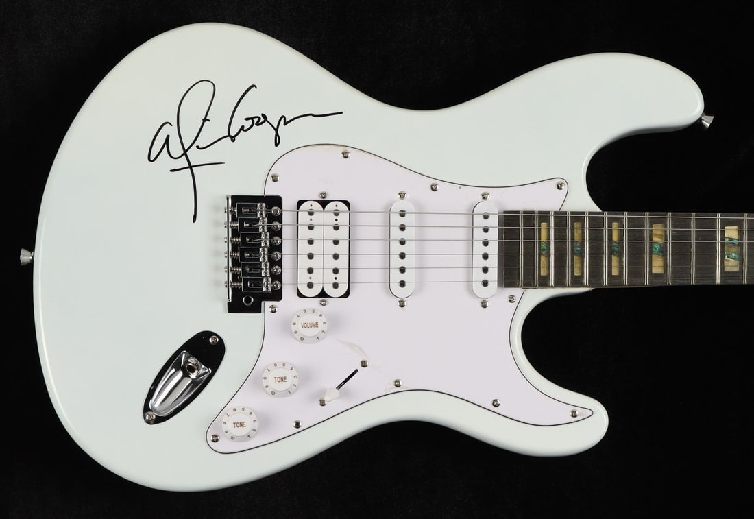 ALICE COOPER SIGNED GUITAR - BECKETT COA: Prices are in Canadian dollars