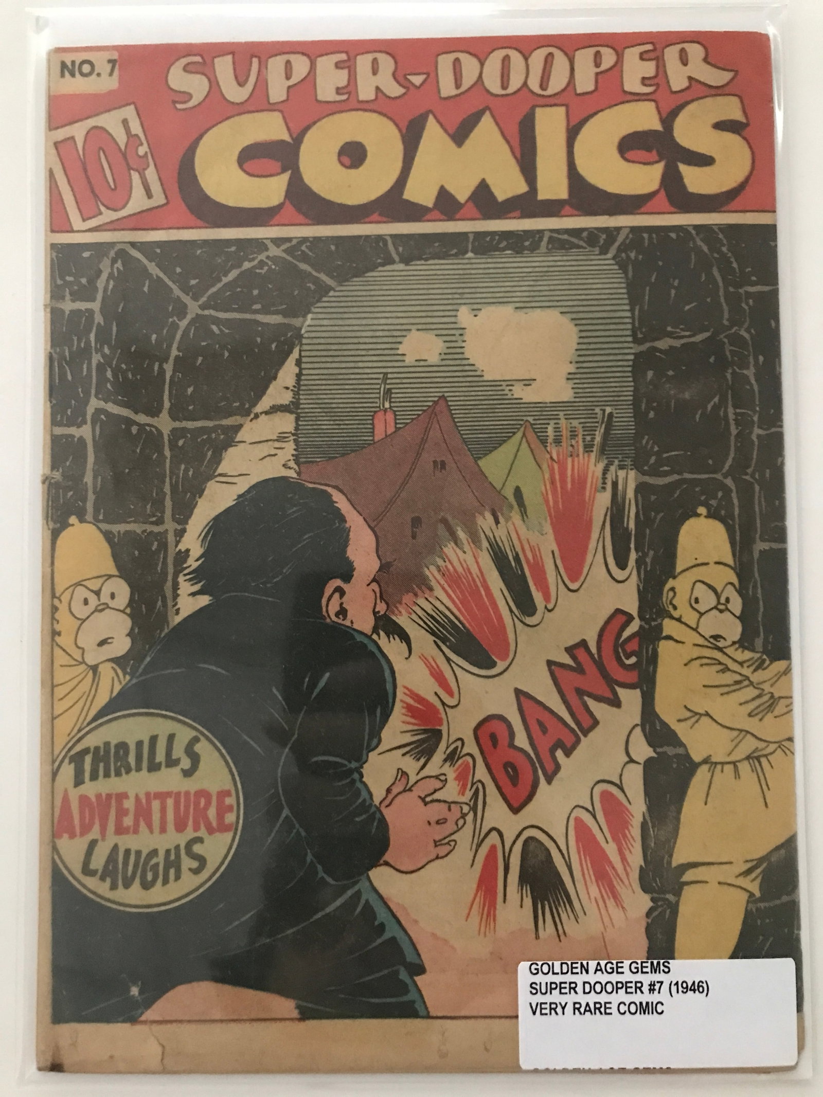SUPER DOOPER COMICS #7 (1946): Prices are in Canadian dollars