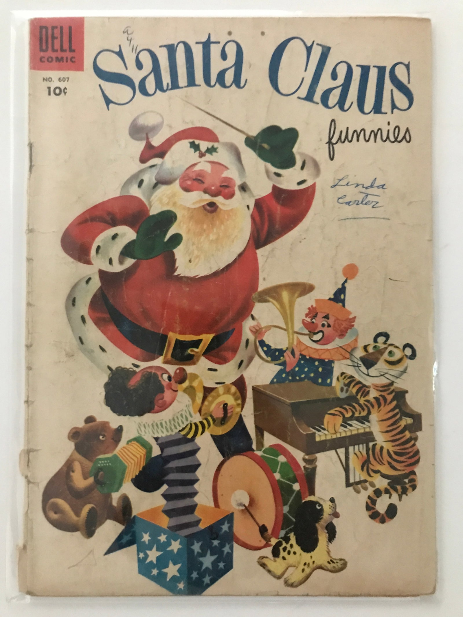 SANTA CLAUS FUNNIES #607 - DELL COMICS: Prices are in Canadian dollars