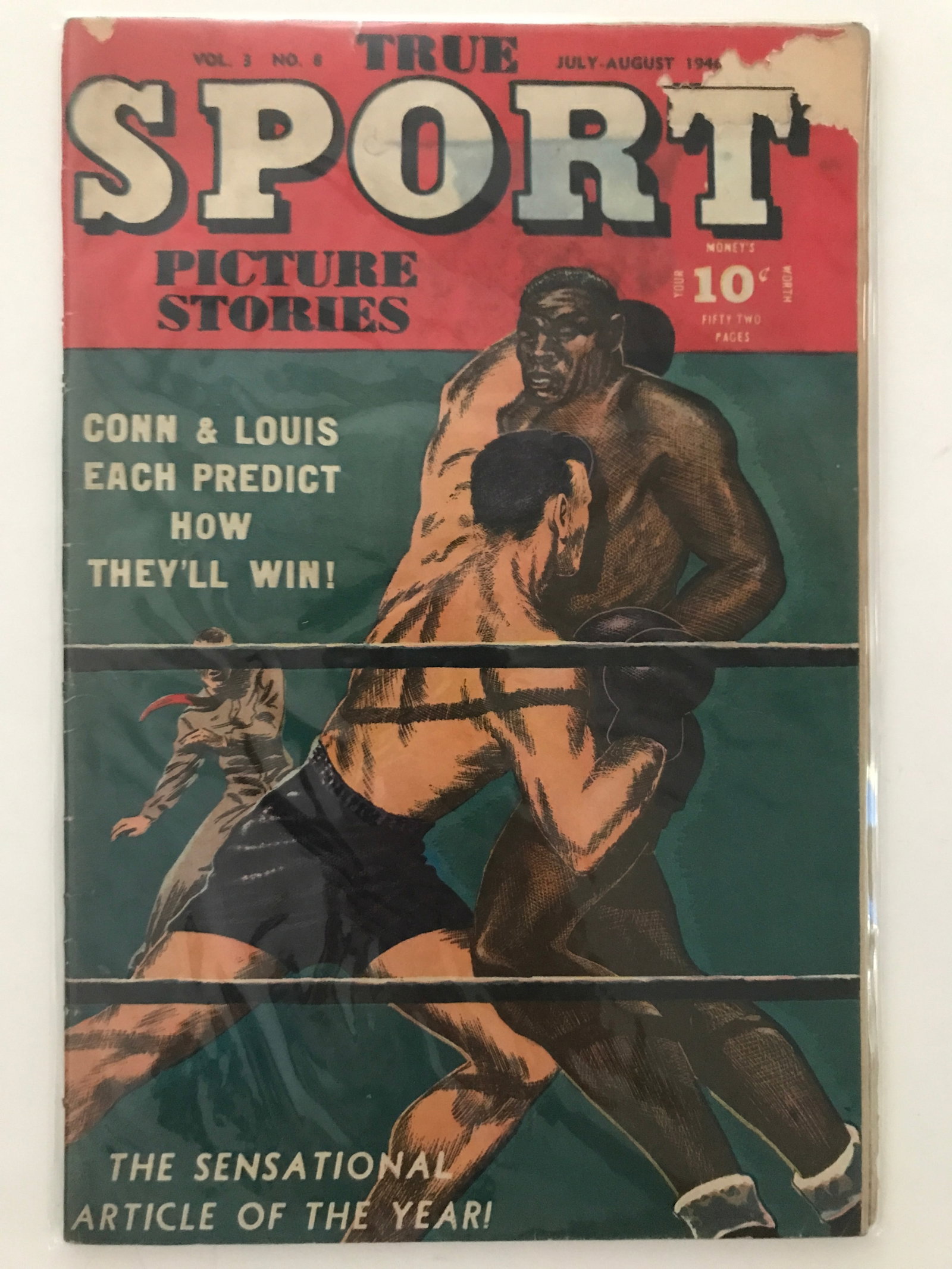TRUE SPORT COMIC JULY - AUGUST 1946: Prices are in Canadian dollars