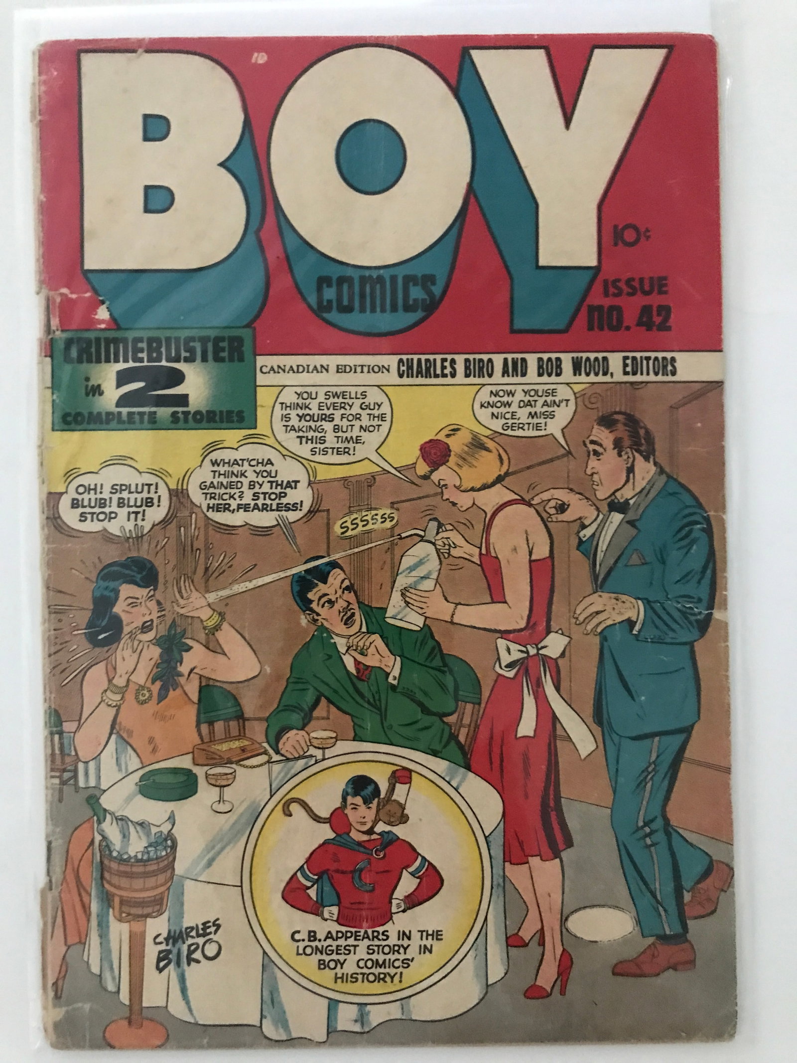 BOY COMICS #42: Prices are in Canadian dollars