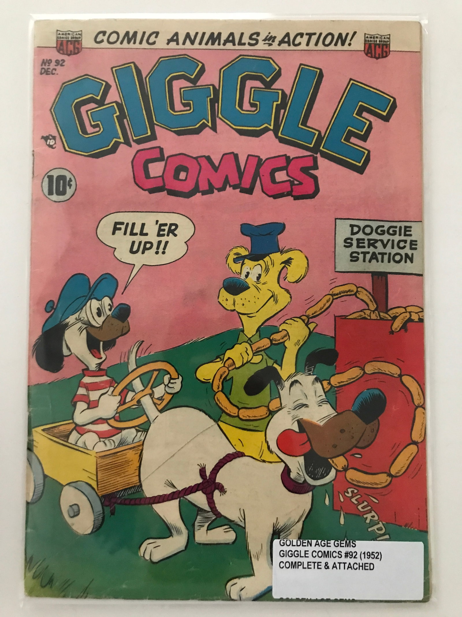 GIGGLE COMICS #92 (1952) - ACG: Prices are in Canadian dollars