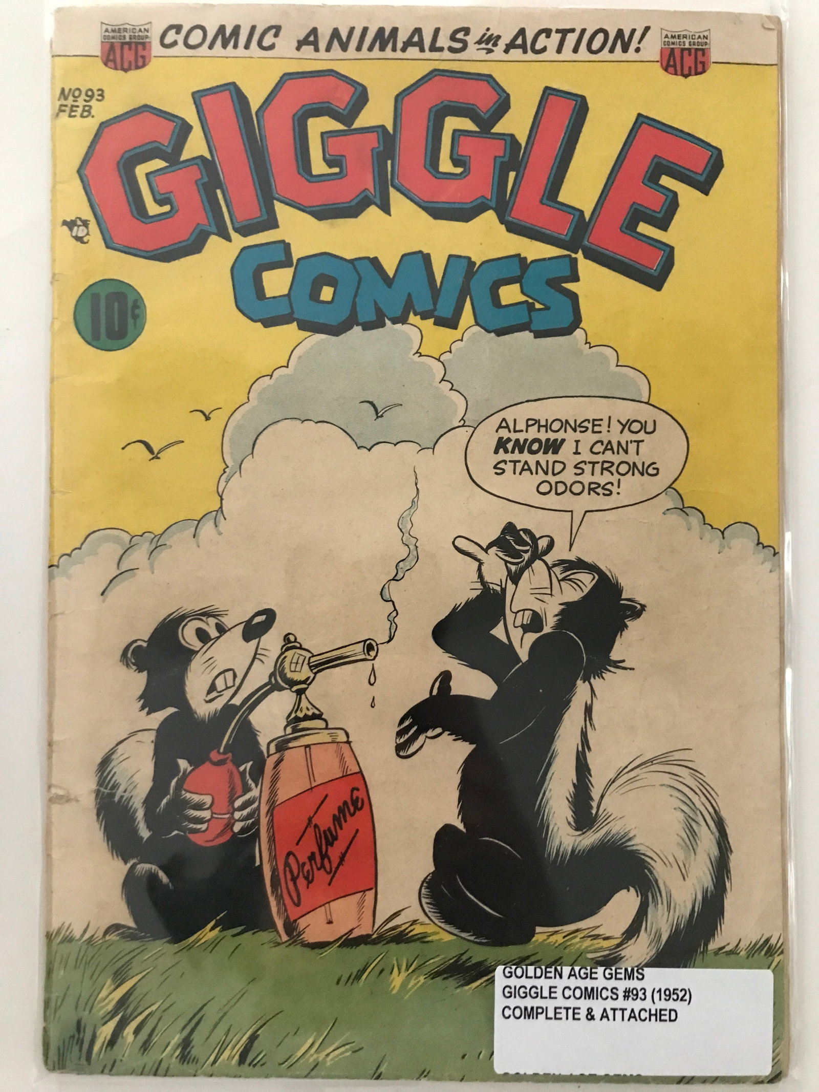 GIGGLE COMICS #93 (1952) - ACG: Prices are in Canadian dollars