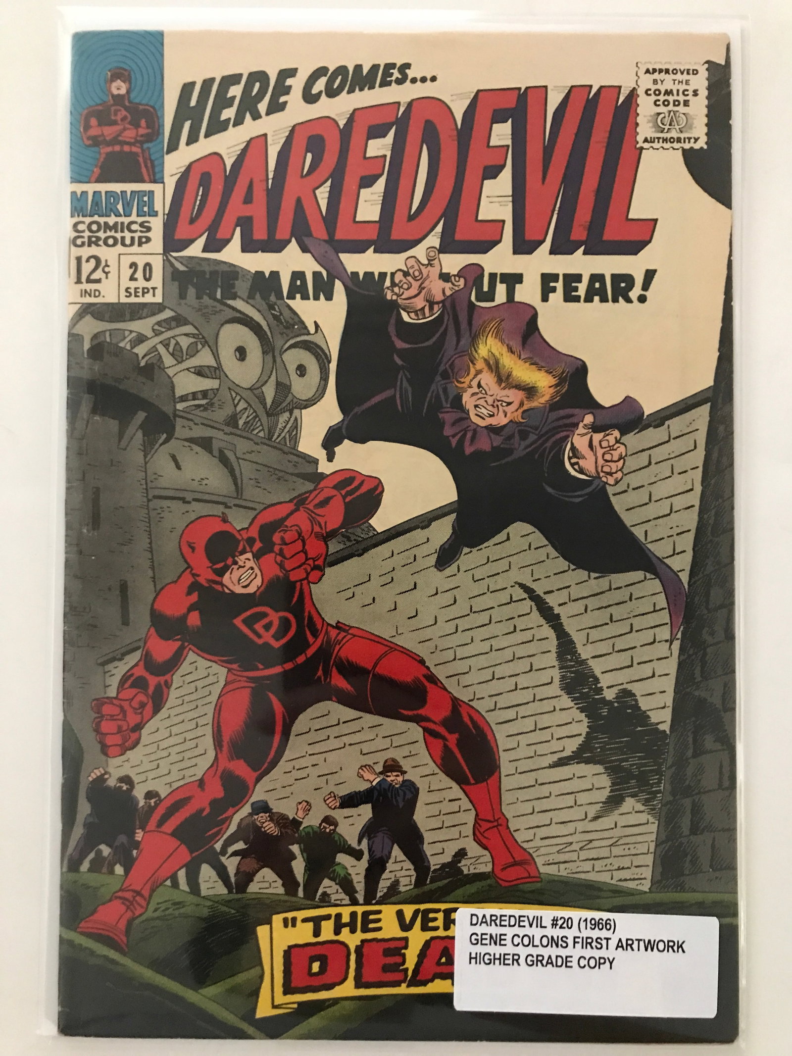 DAREDEVIL #20 (1966) GENE COLONS FIRST ARTWORK - MARVEL COMICS: Prices are in Canadian dollars
