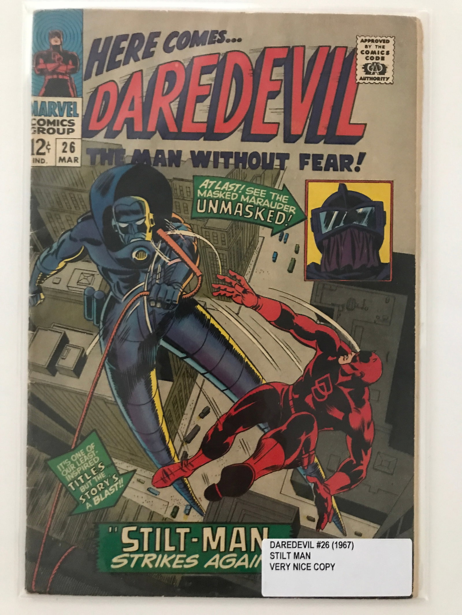 DAREDEVIL #26 (1967- MARVEL COMICS: Prices are in Canadian dollars