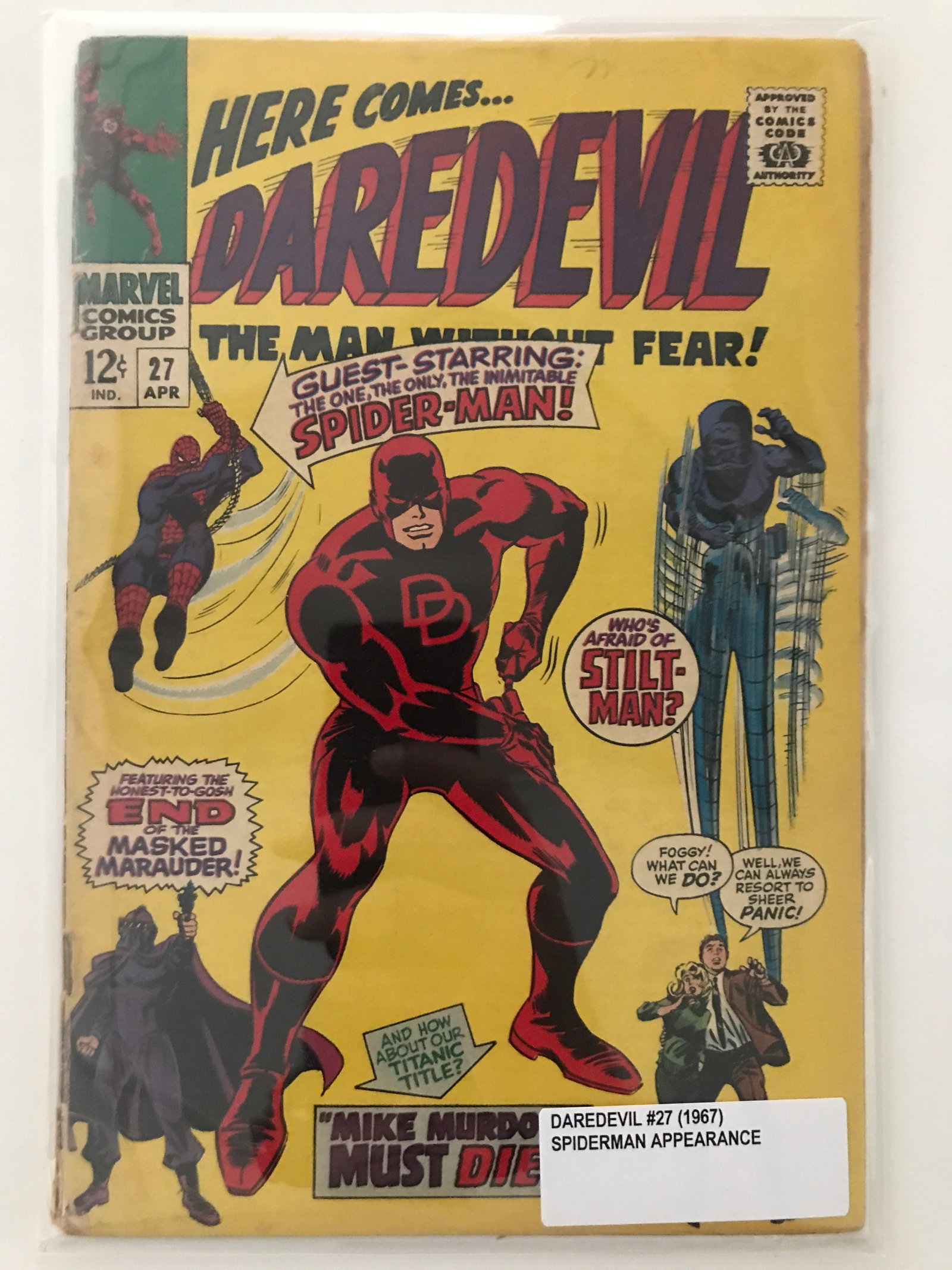 DAREDEVIL #27 (1967) - MARVEL COMICS: Prices are in Canadian dollars