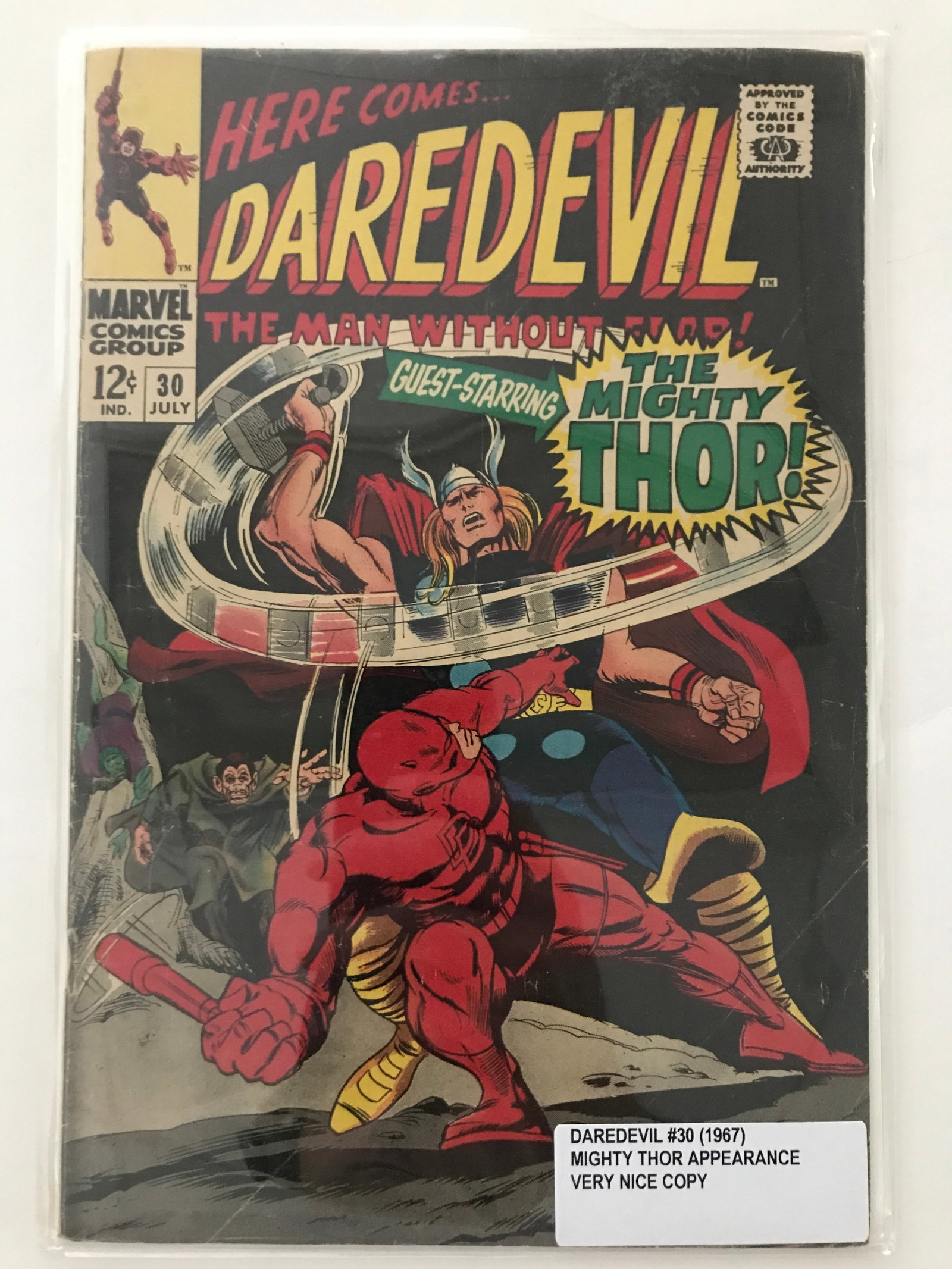 DAREDEVIL #30 (1967) - MARVEL COMICS: Prices are in Canadian dollars
