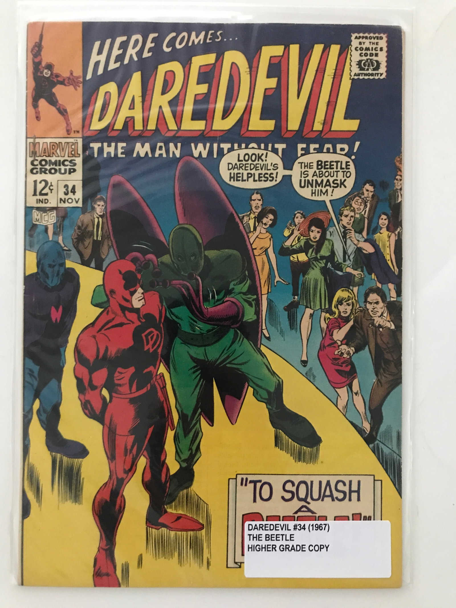 DAREDEVIL #34 (1967) - MARVEL COMICS: Prices are in Canadian dollars