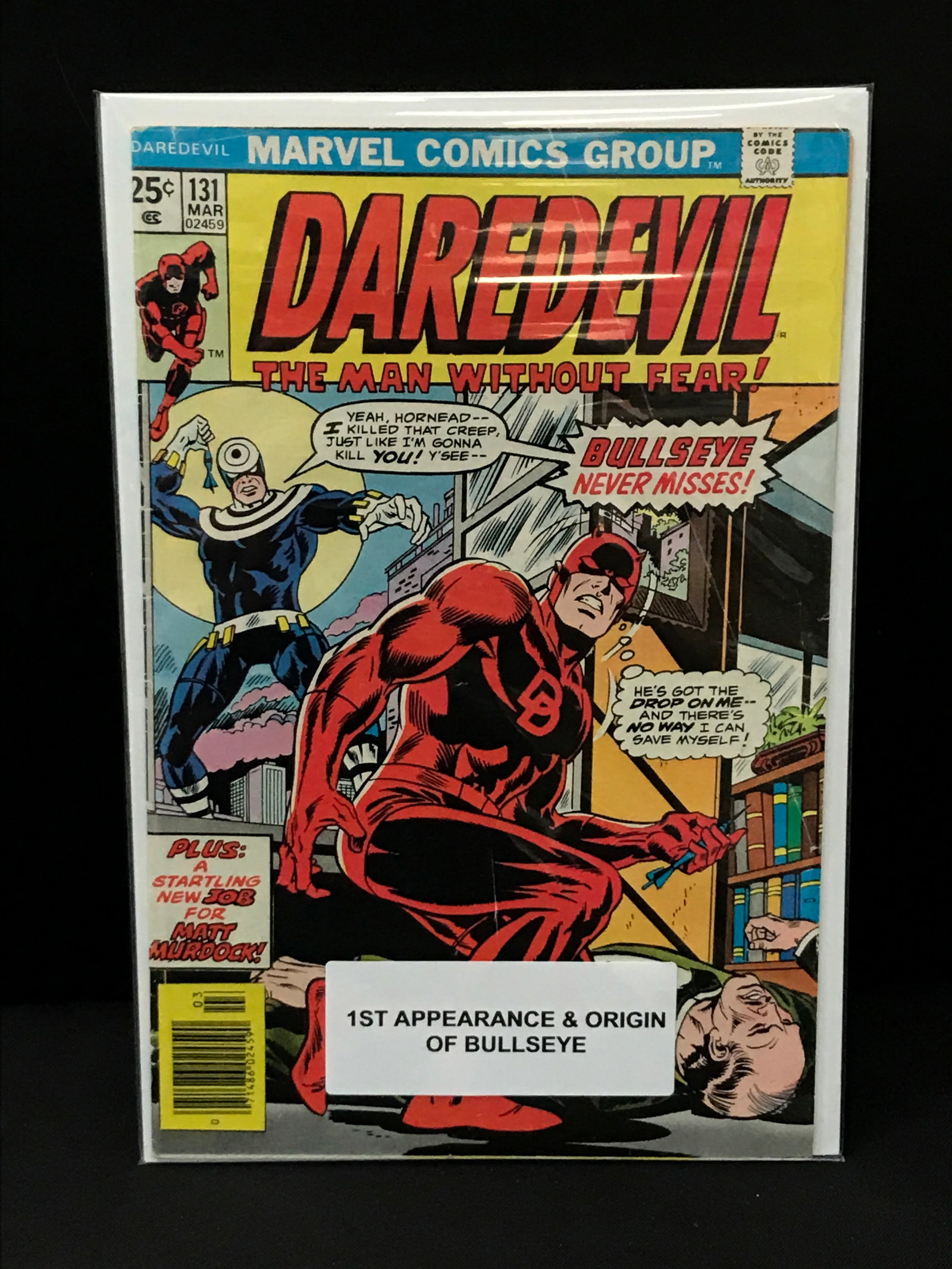 DAREDEVIL #131 1ST APP & ORIGIN OF BULLSEYE - MARVEL COMICS: Prices are in Canadian dollars