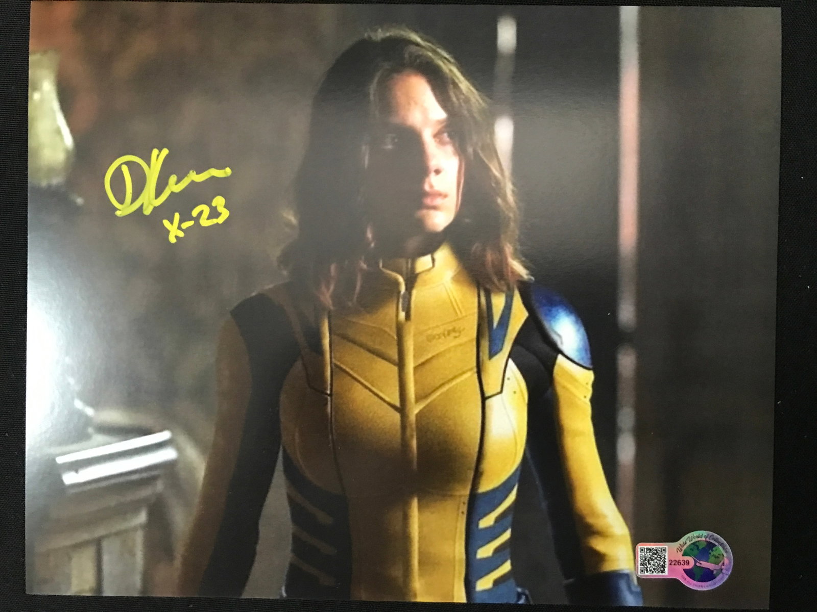 DAFNE KEEN SIGNED X-23 WOLVERINE 8X10 - WWOC COA: Prices are in Canadian dollars