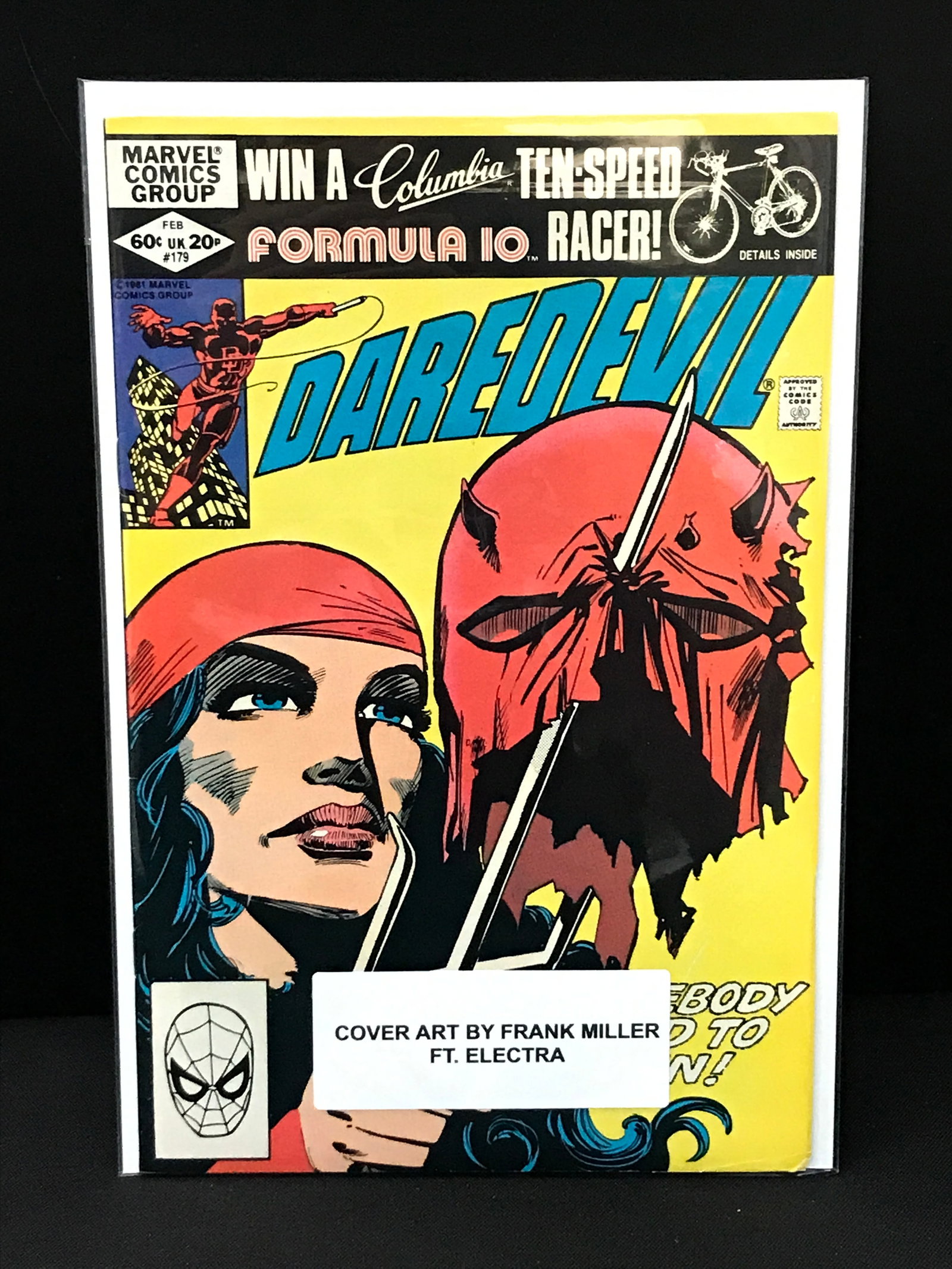 DAREDEVIL #179 COVER ART BY FRANK MILLER - MARVEL COMICS: Prices are in Canadian dollars