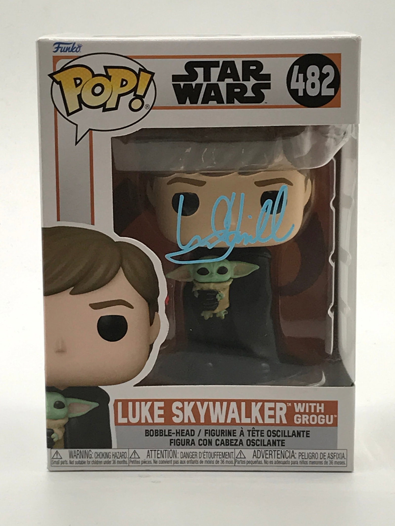 MARK HAMILL SIGNED LUKE SKYWALKER FUNKO POP - WWOC COA: Prices are in Canadian dollars