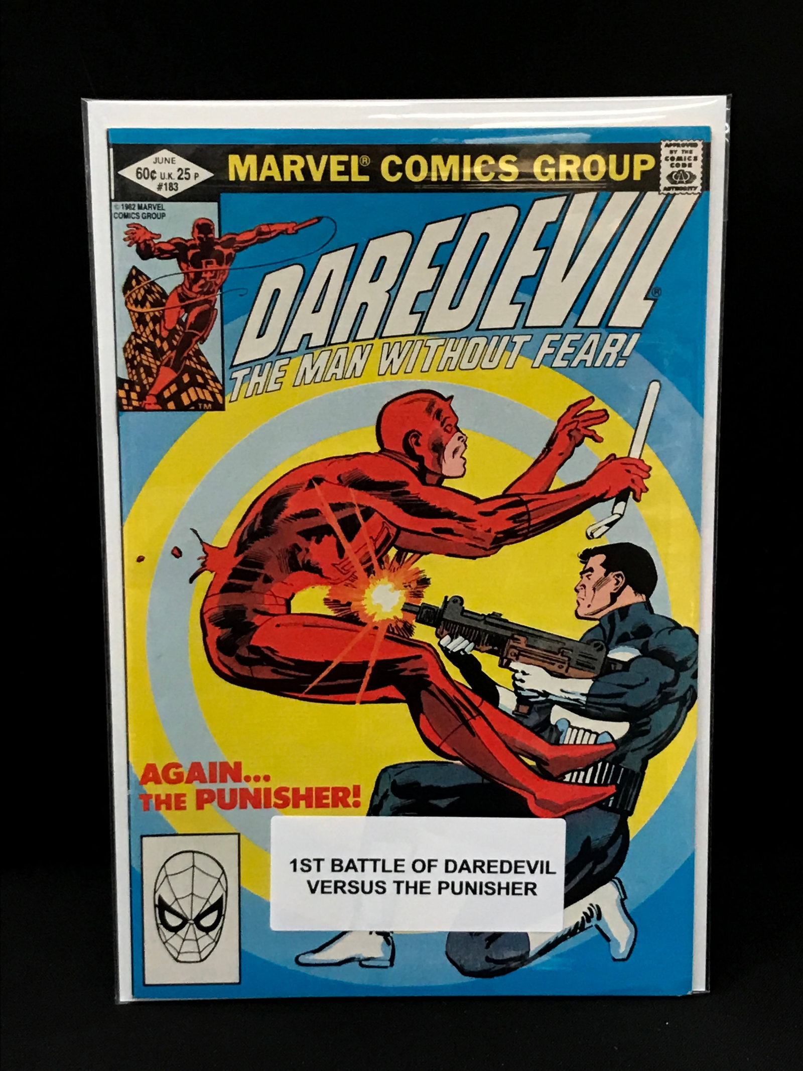 DAREDEVIL #183 1ST BATTLE OF DAREDEVIL & THE PUNISHER - MARVEL COMICS: Prices are in Canadian dollars
