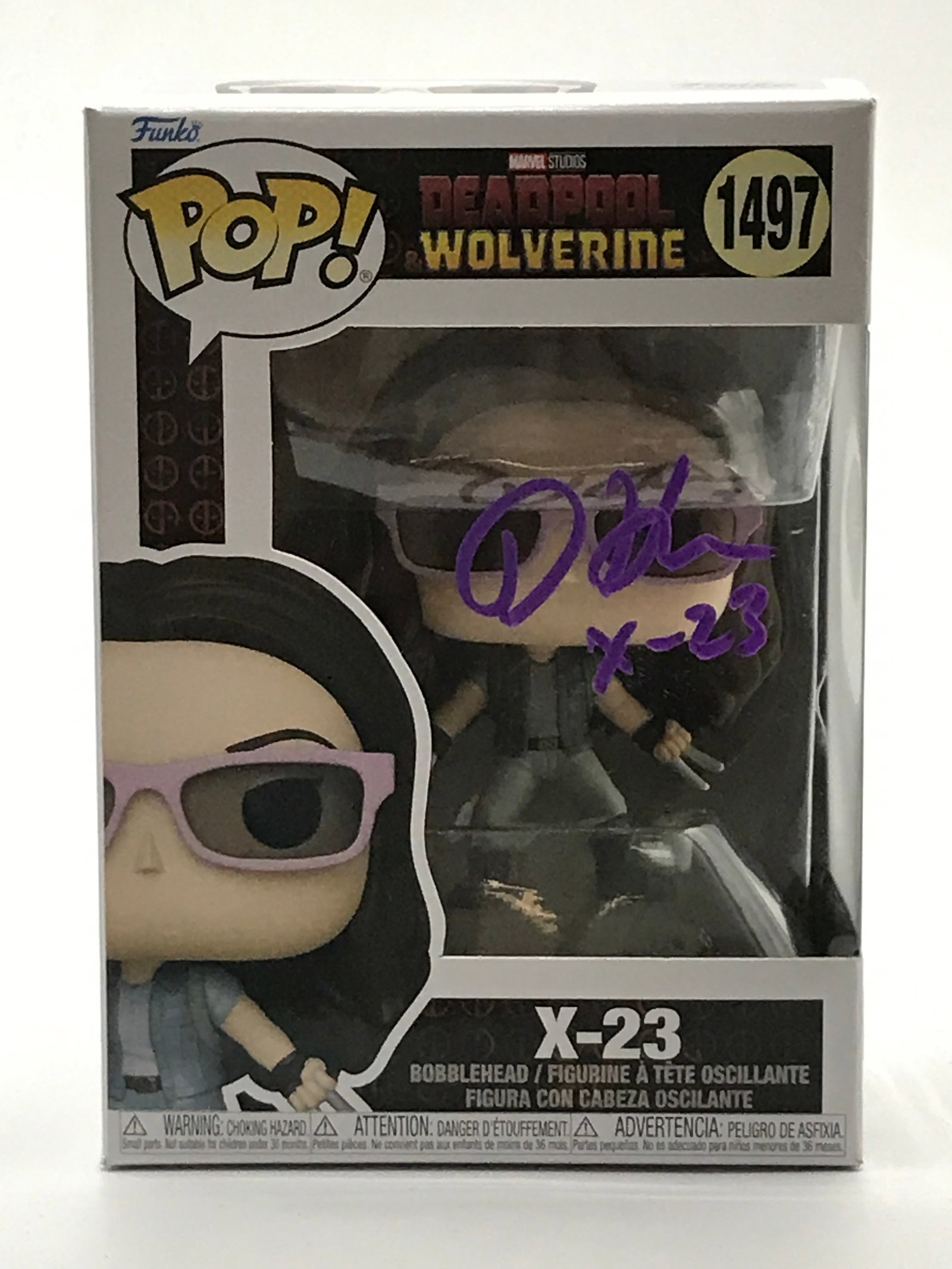 DAFNE KEEN SIGNED X-23 FUNKO POP - WWOC COA: Prices are in Canadian dollars