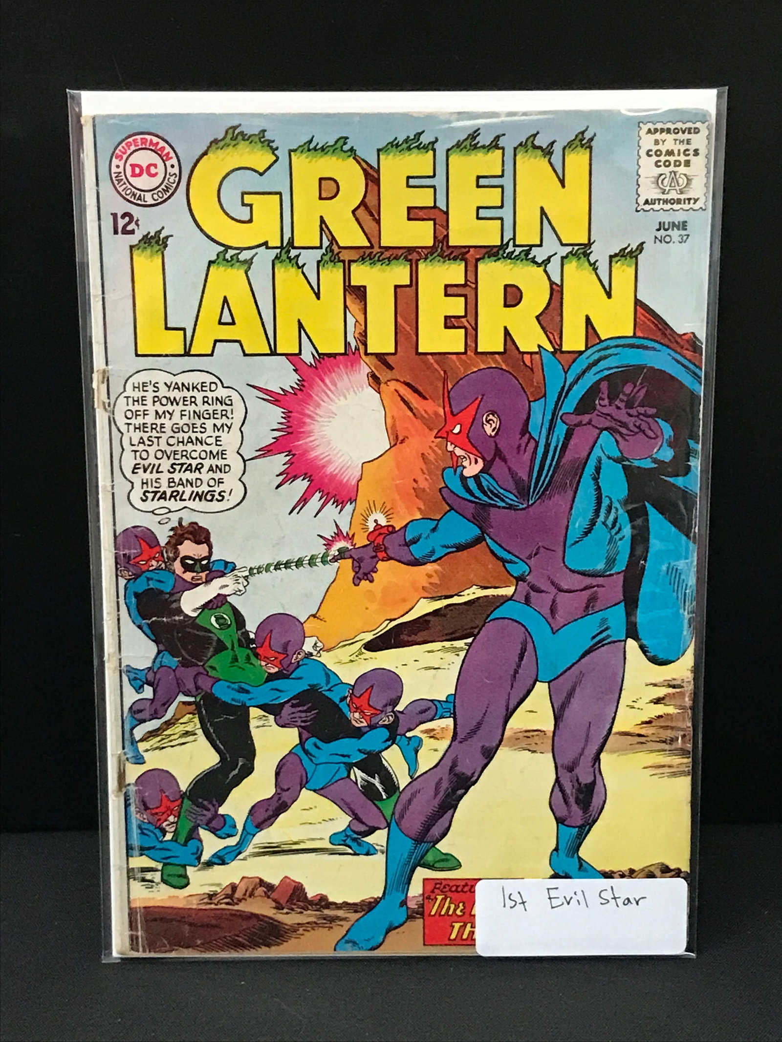 GREEN LANTERN #37 1ST EVIL STAR - DC COMICS (1 of 1)