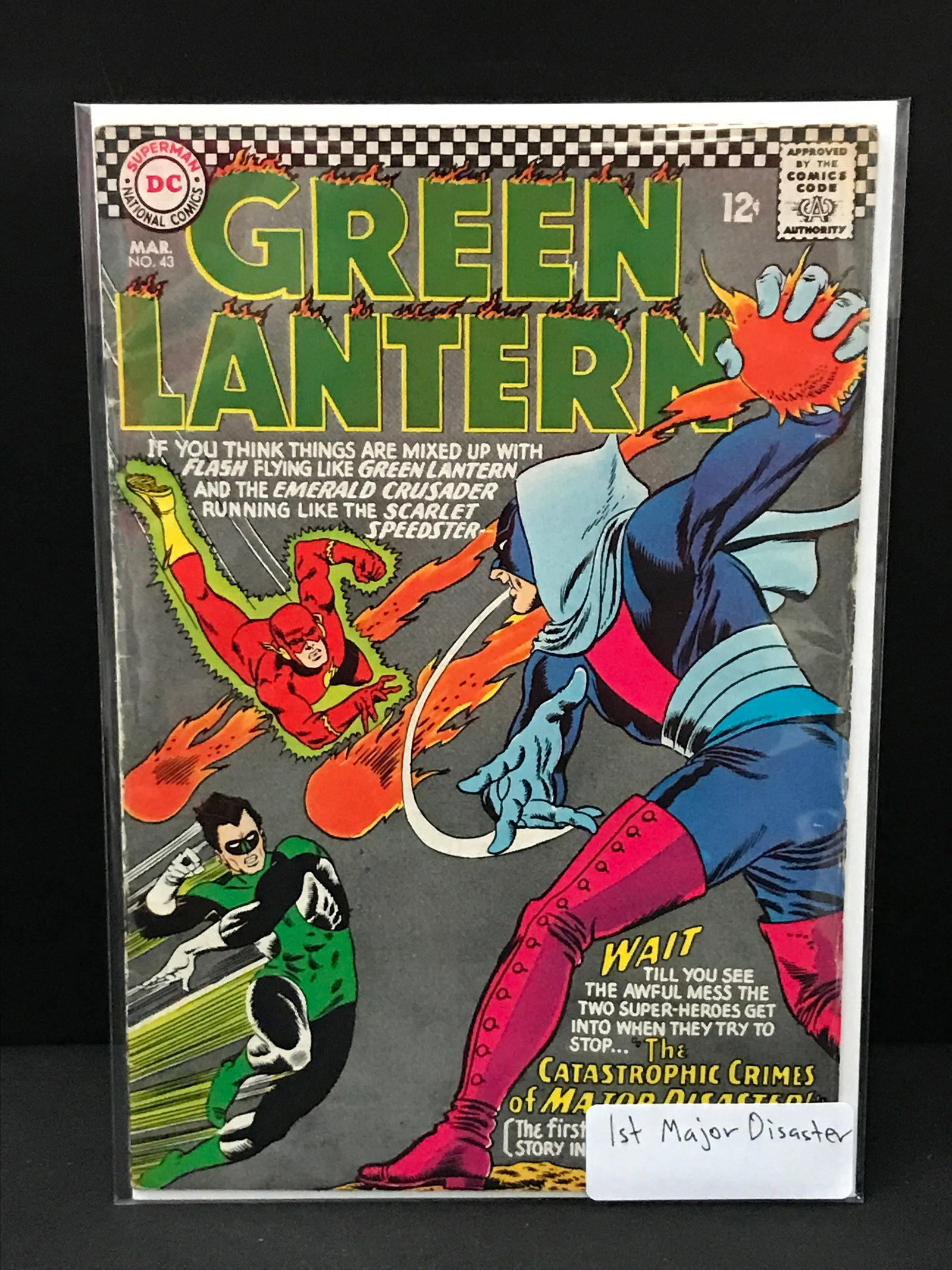GREEN LANTERN #43 1ST MAJOR DISASTER - DC COMICS (1 of 1)
