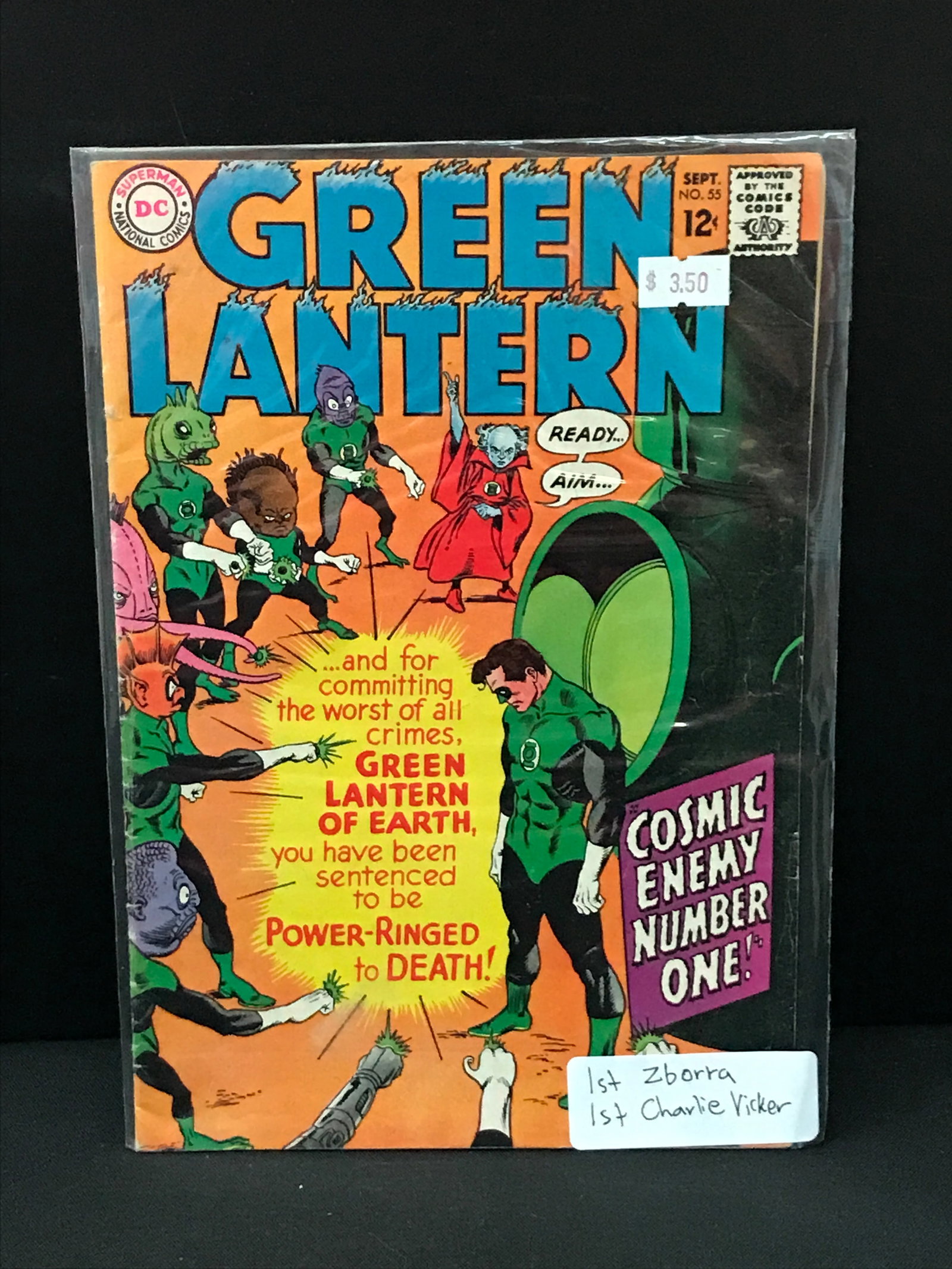 GREEN LANTERN #55 1ST CHARLIE VICKER - DC COMICS (1 of 1)