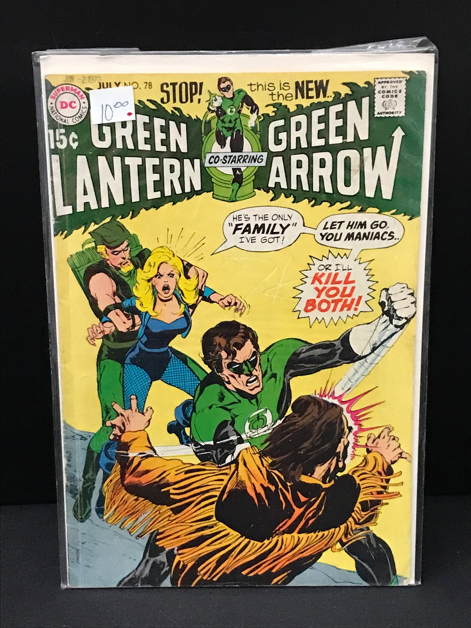 GREEN LANTERN CO STARRING GREEN ARROW #78 - DC COMICS (1 of 1)