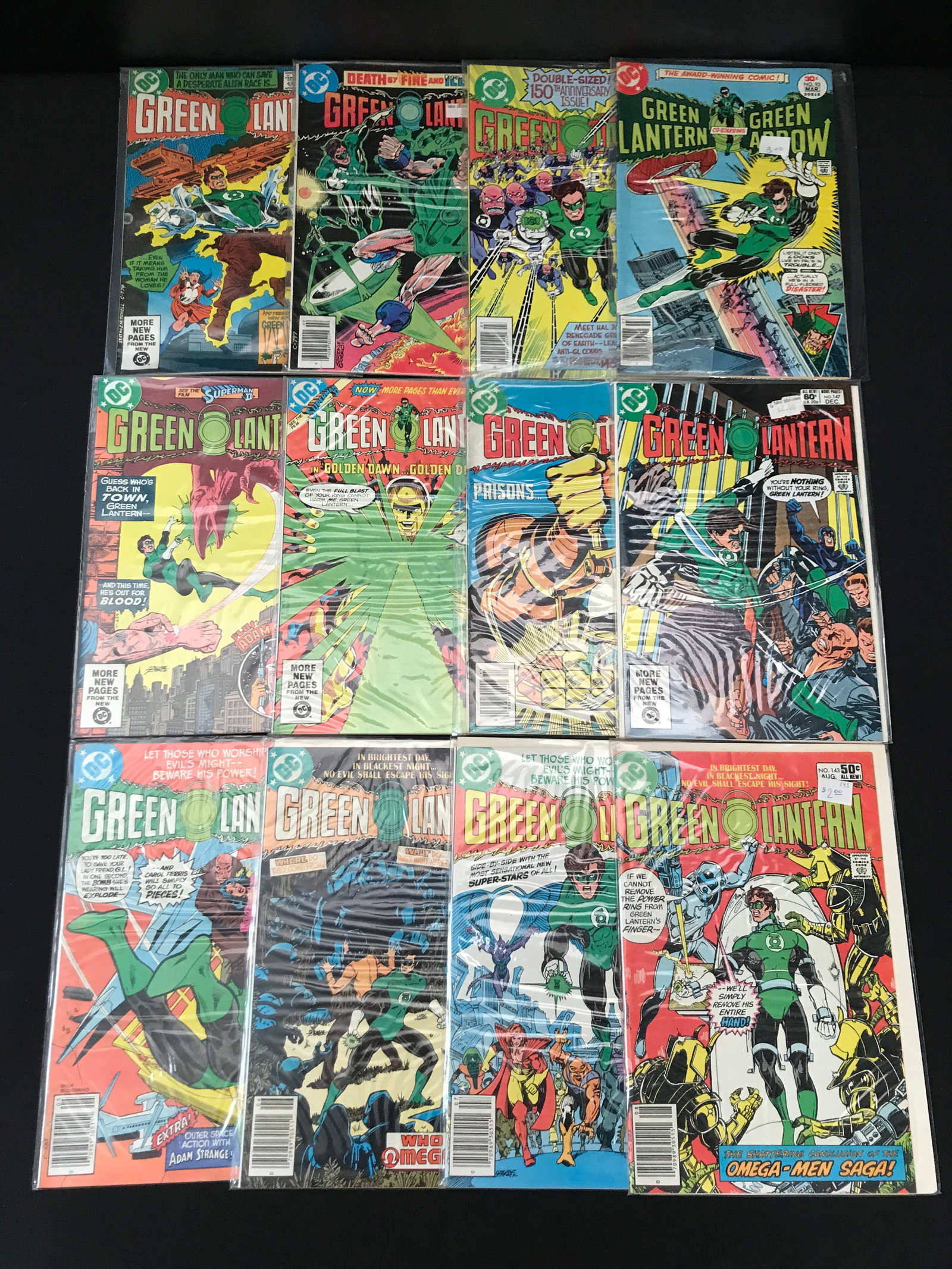 LOT OF 12 GREEN LANTERN COMICS - DC COMICS: Prices are in Canadian dollars