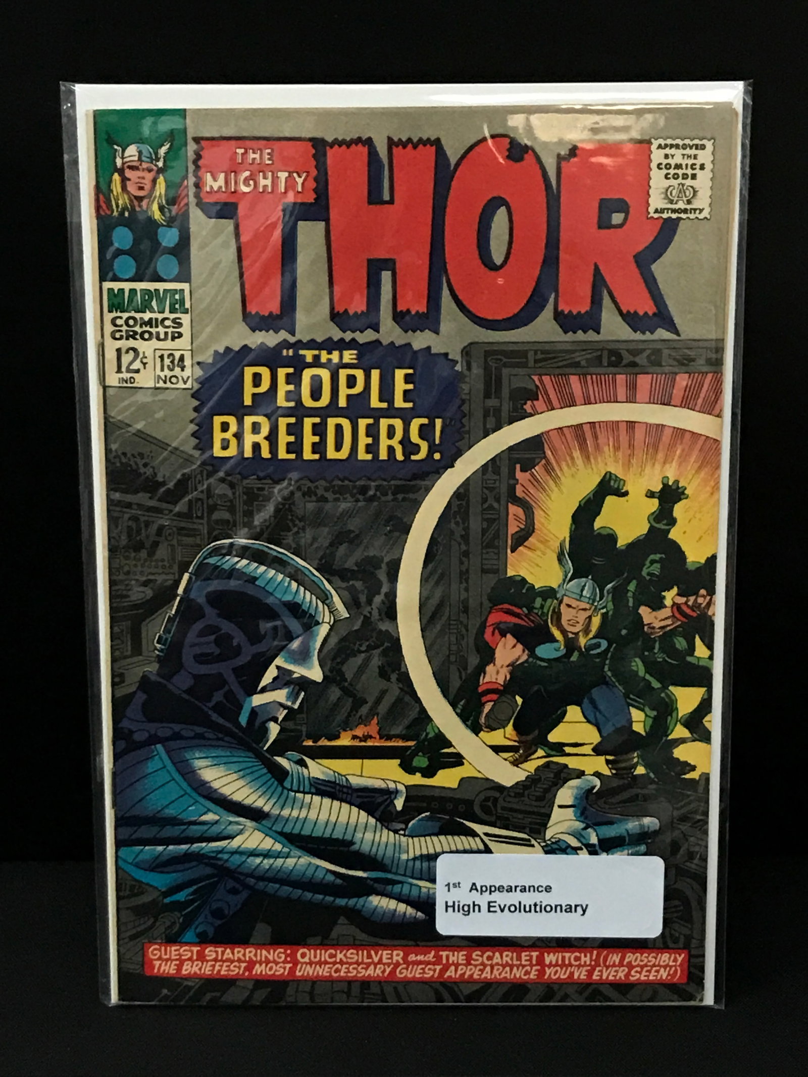 THE MIGHTY THOR #134 1ST APP HIGH EVOLUTIONARY - MARVEL COMICS: Prices are in Canadian dollars
