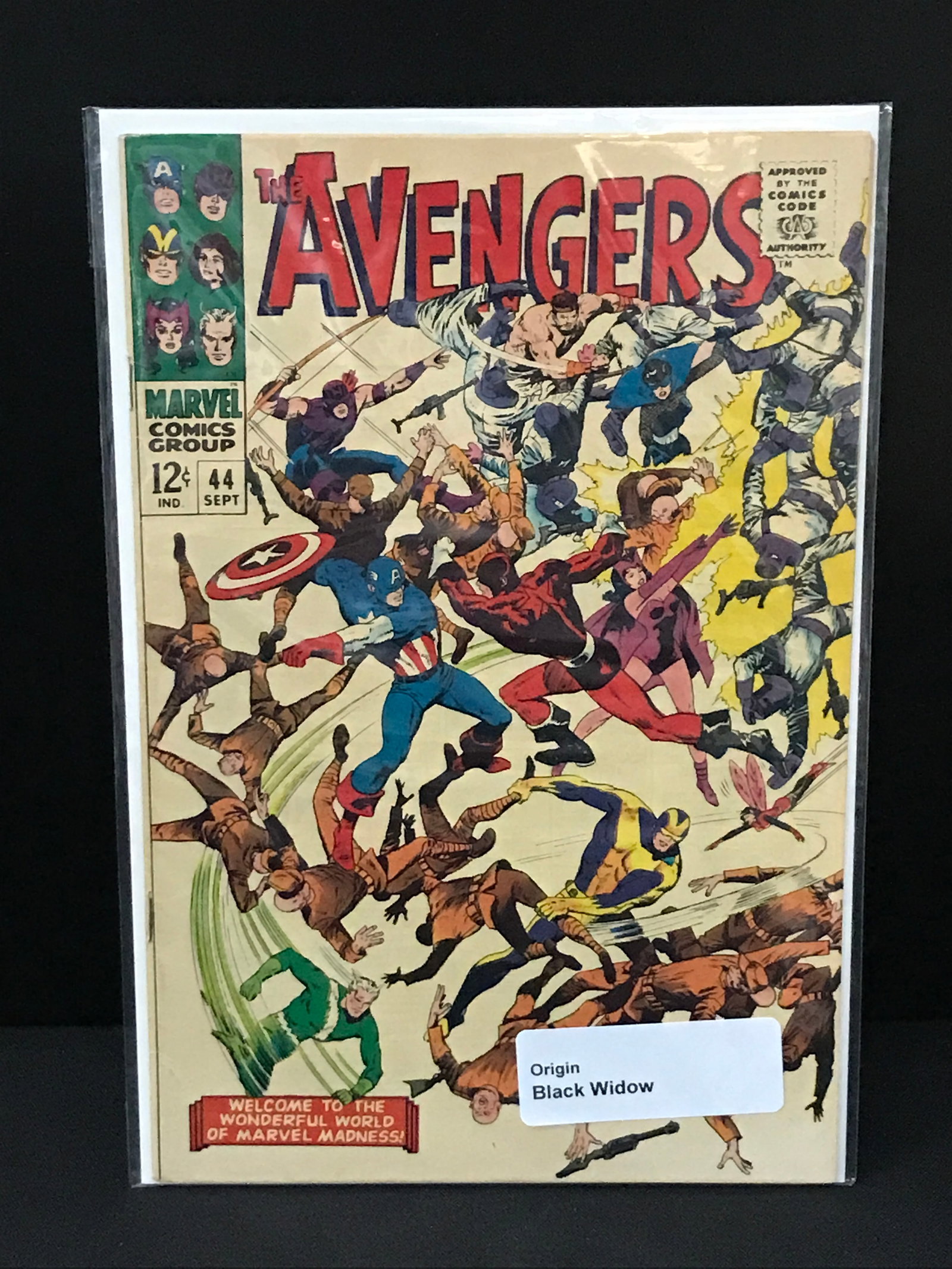 THE AVENGERS #44 ORIGIN BLACK WIDOW - MARVEL COMICS: Prices are in Canadian dollars