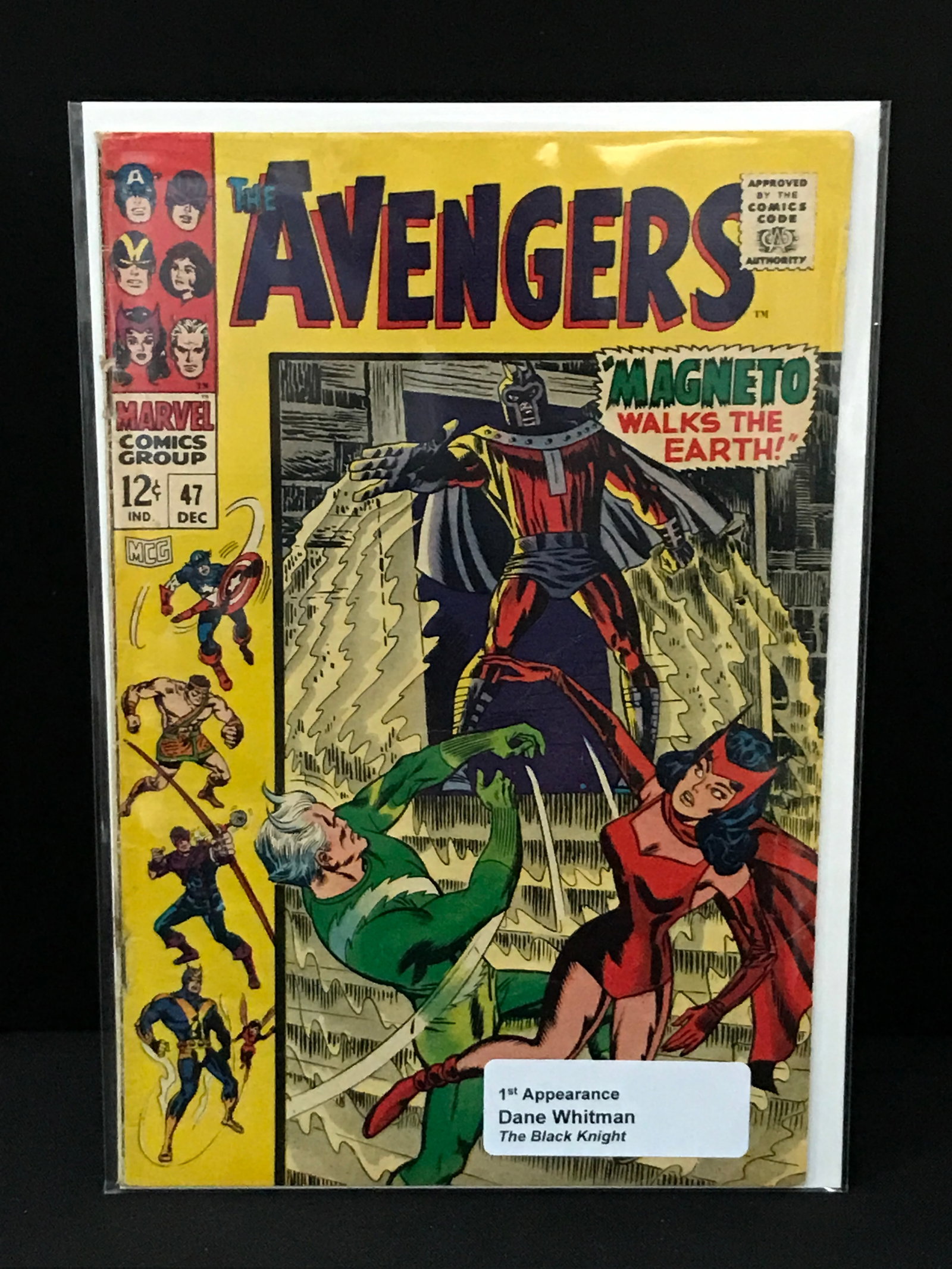 THE AVENGERS #47 1ST APP DANE WHITMAN - MARVEL COMICS: Prices are in Canadian dollars