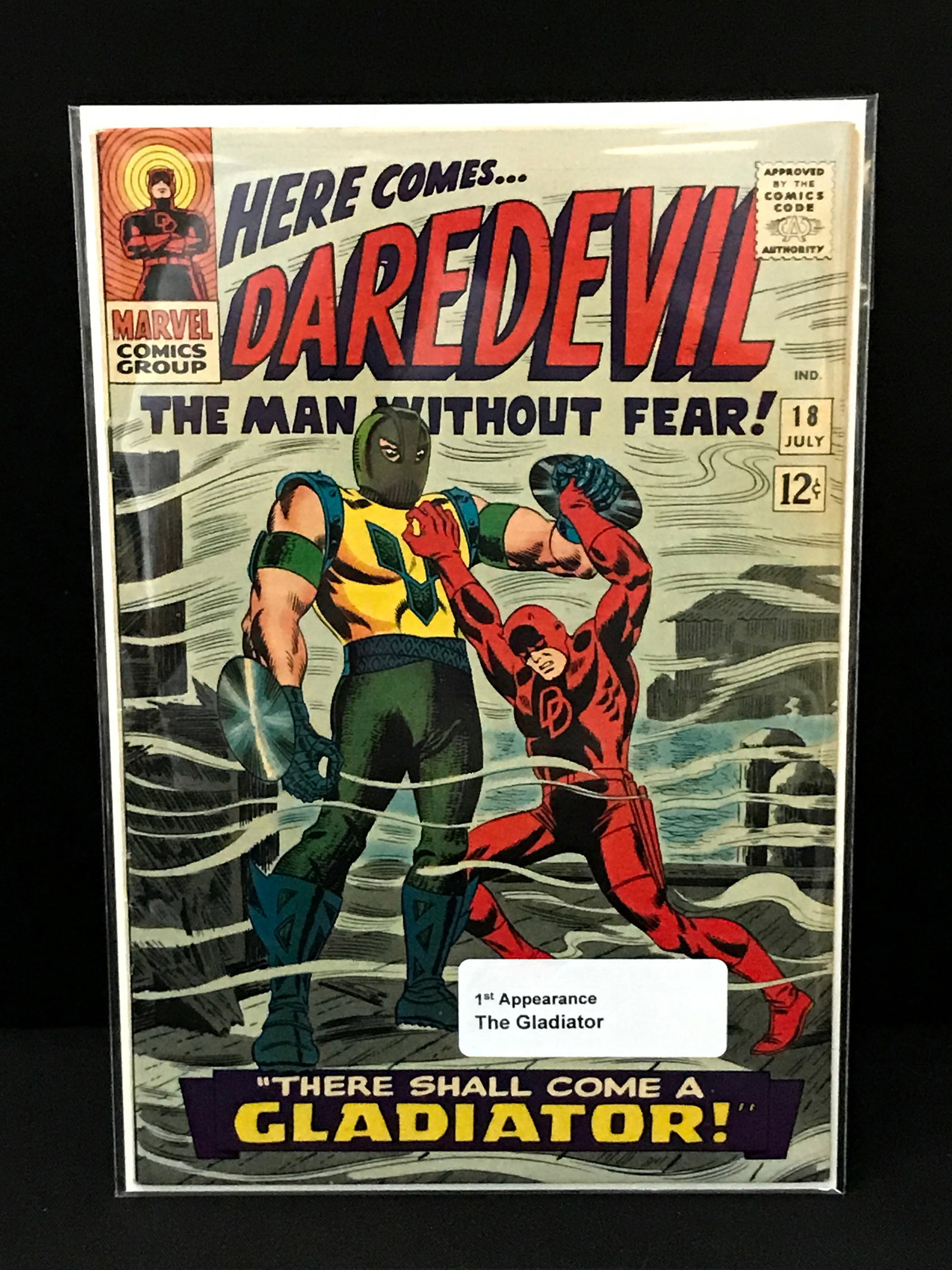 DAREDEVIL #18 1ST APP THE GLADIATOR - MARVEL COMICS: Prices are in Canadian dollars