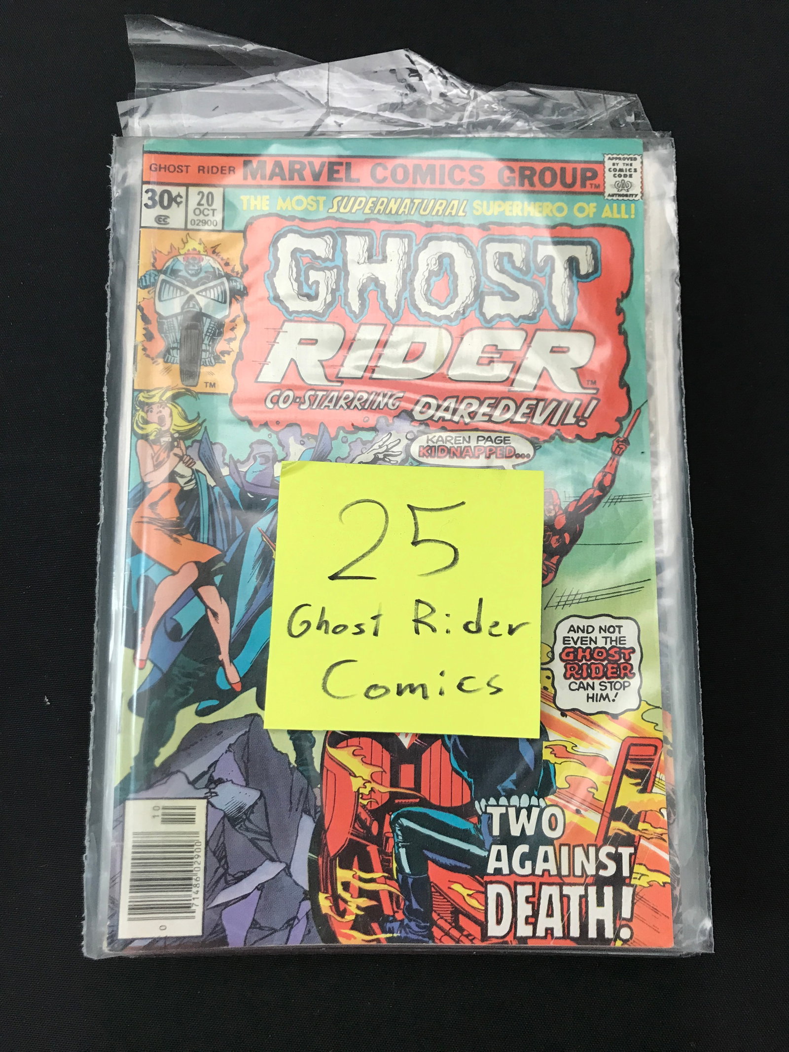 LOT OF 25 GHOST RIDER COMICS - MARVEL COMICS: Prices are in Canadian dollars