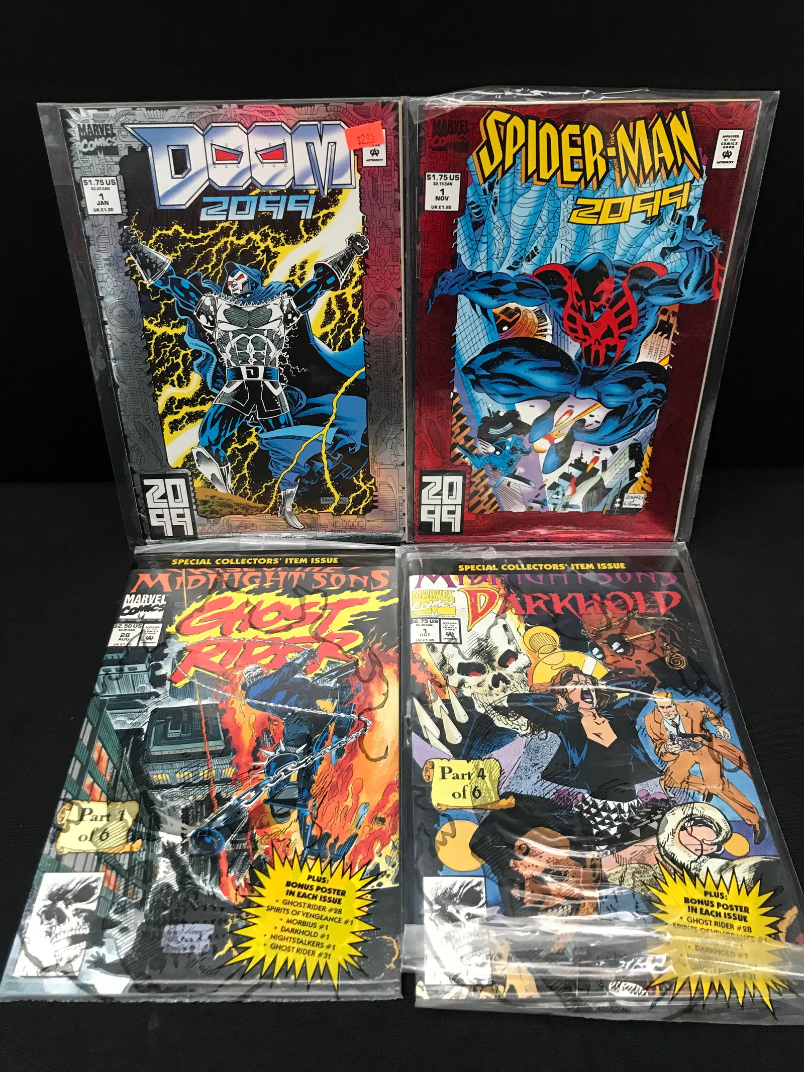 LOT OF 4 MIXED TITLE COMICS - MARVEL COMICS (1 of 1)