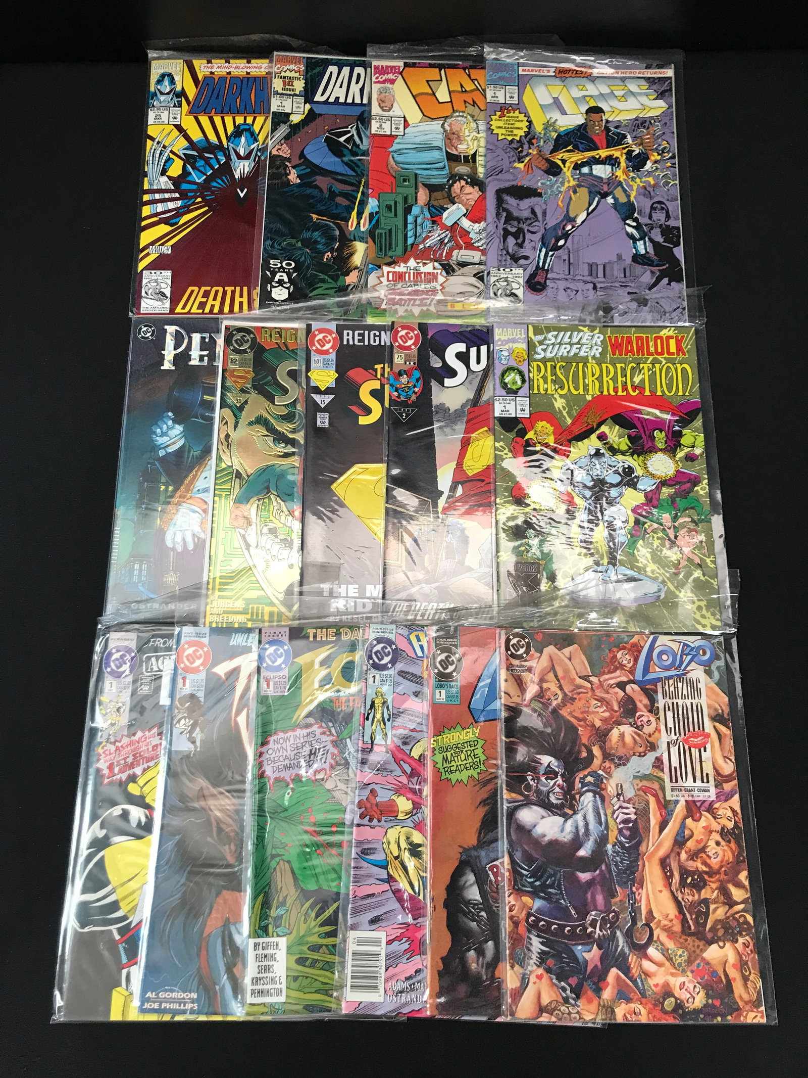 LOT OF 15 MIXED TITLE COMICS - MARVEL & DC (1 of 1)