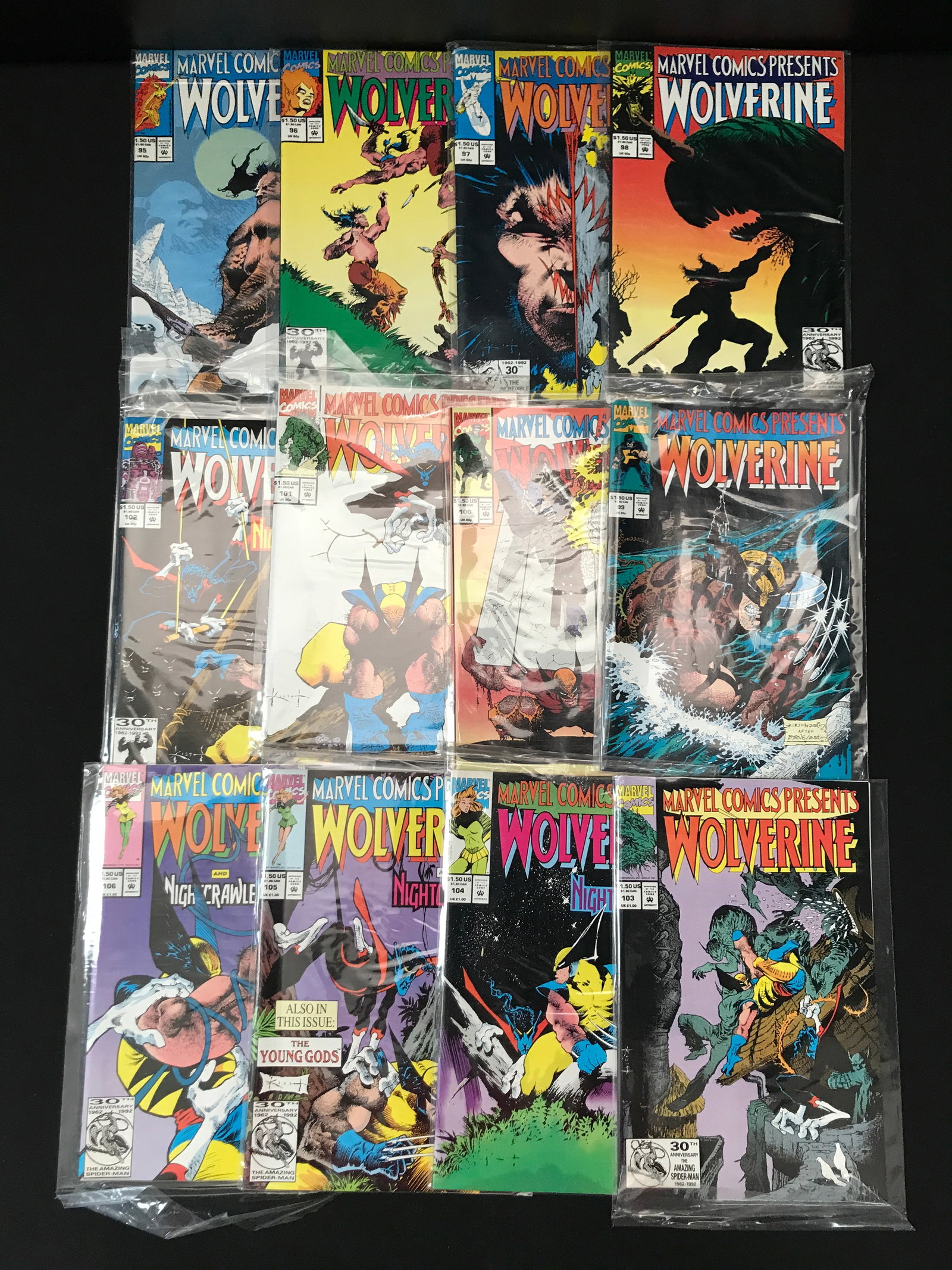 LOT OF 12 MARVEL COMICS PRESENTS WOLVERINE COMICS - MARVEL COMICS (1 of 1)