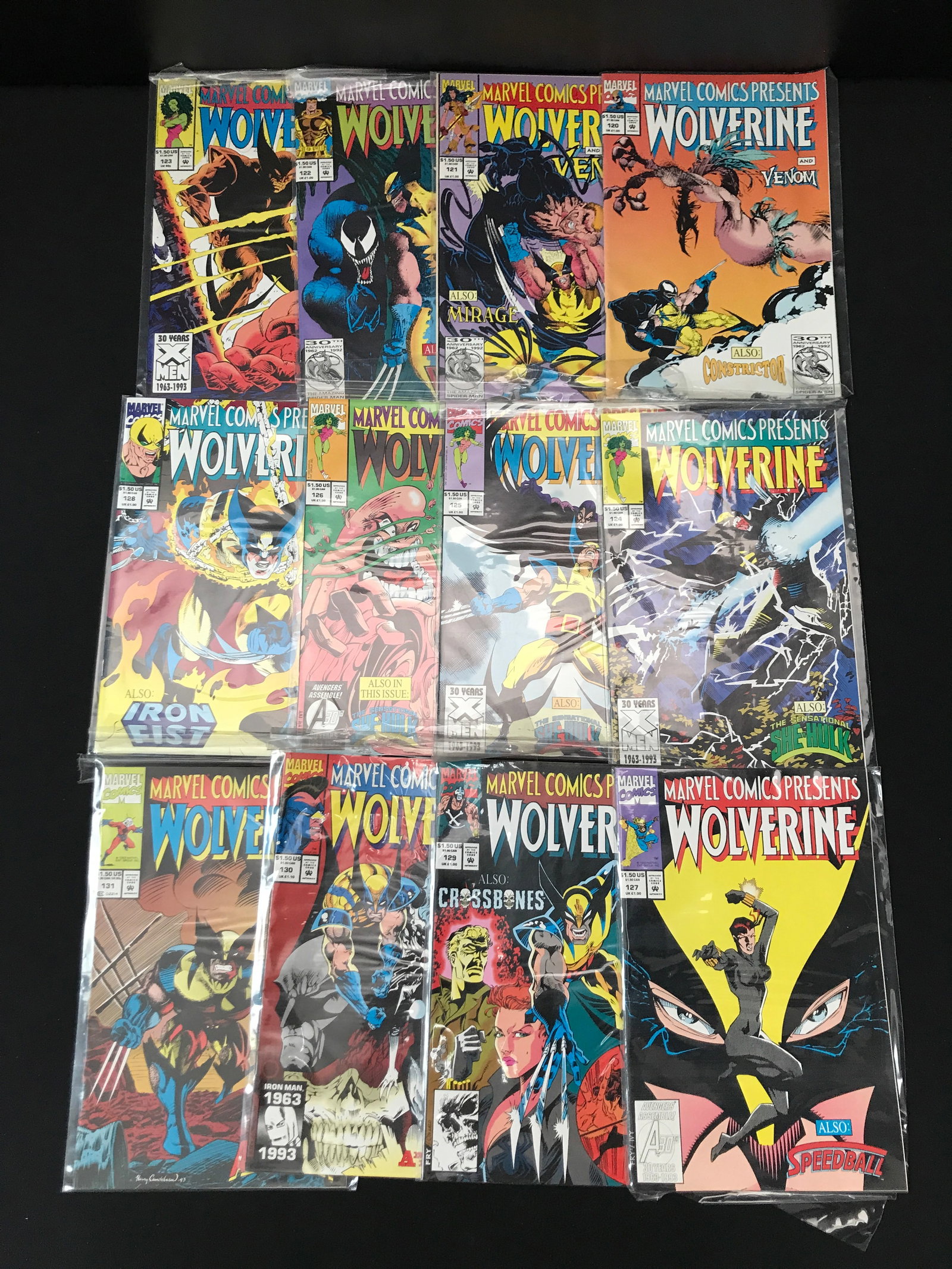LOT OF 12 MARVEL COMICS PRESENTS WOLVERINE COMICS - MARVEL COMICS (1 of 1)