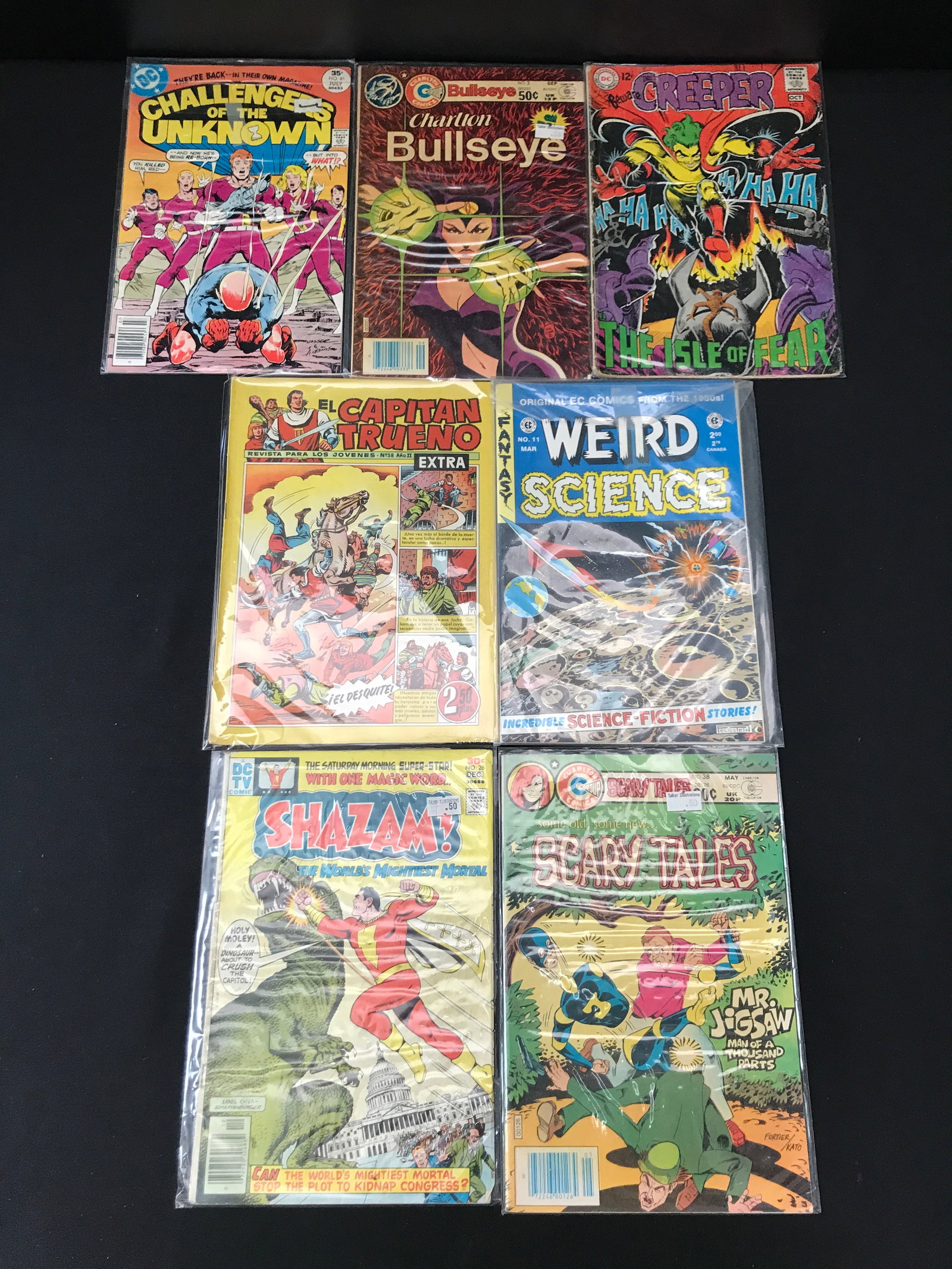 LOT OF 7 MIXED TITLE COMICS - VARIOUS PUBLISHERS: Prices are in Canadian dollars