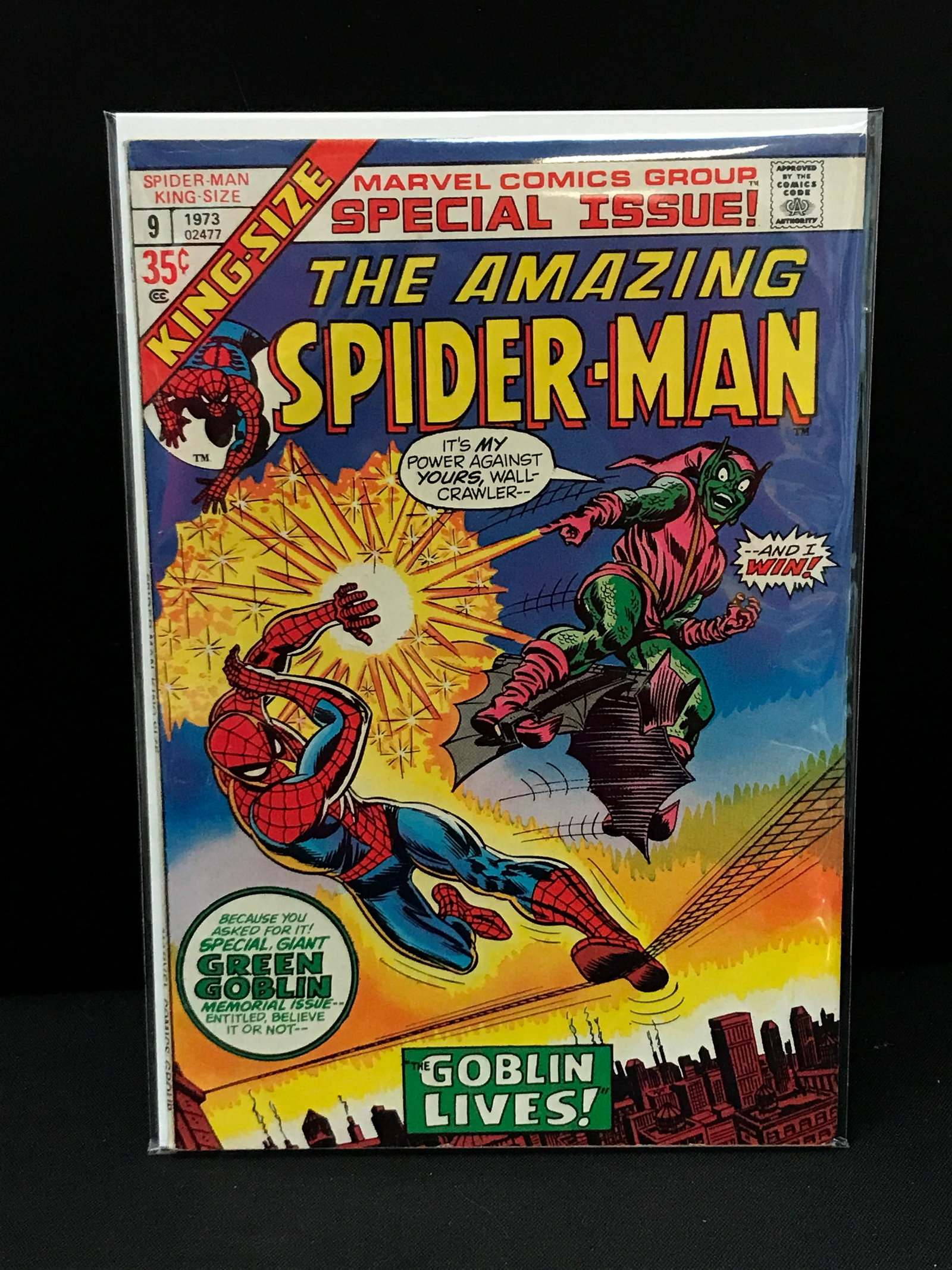 THE AMAZING SPIDERMAN KING SIZED SPECIAL #9 - MARVEL COMICS: Prices are in Canadian dollars