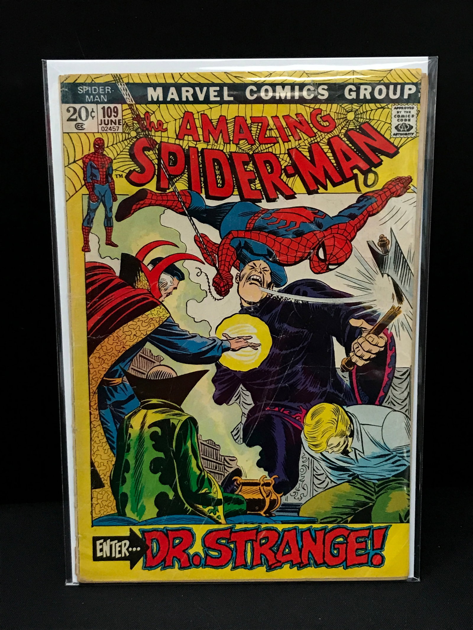 THE AMAZING SPIDERMAN #109 - MARVEL COMICS: Prices are in Canadian dollars
