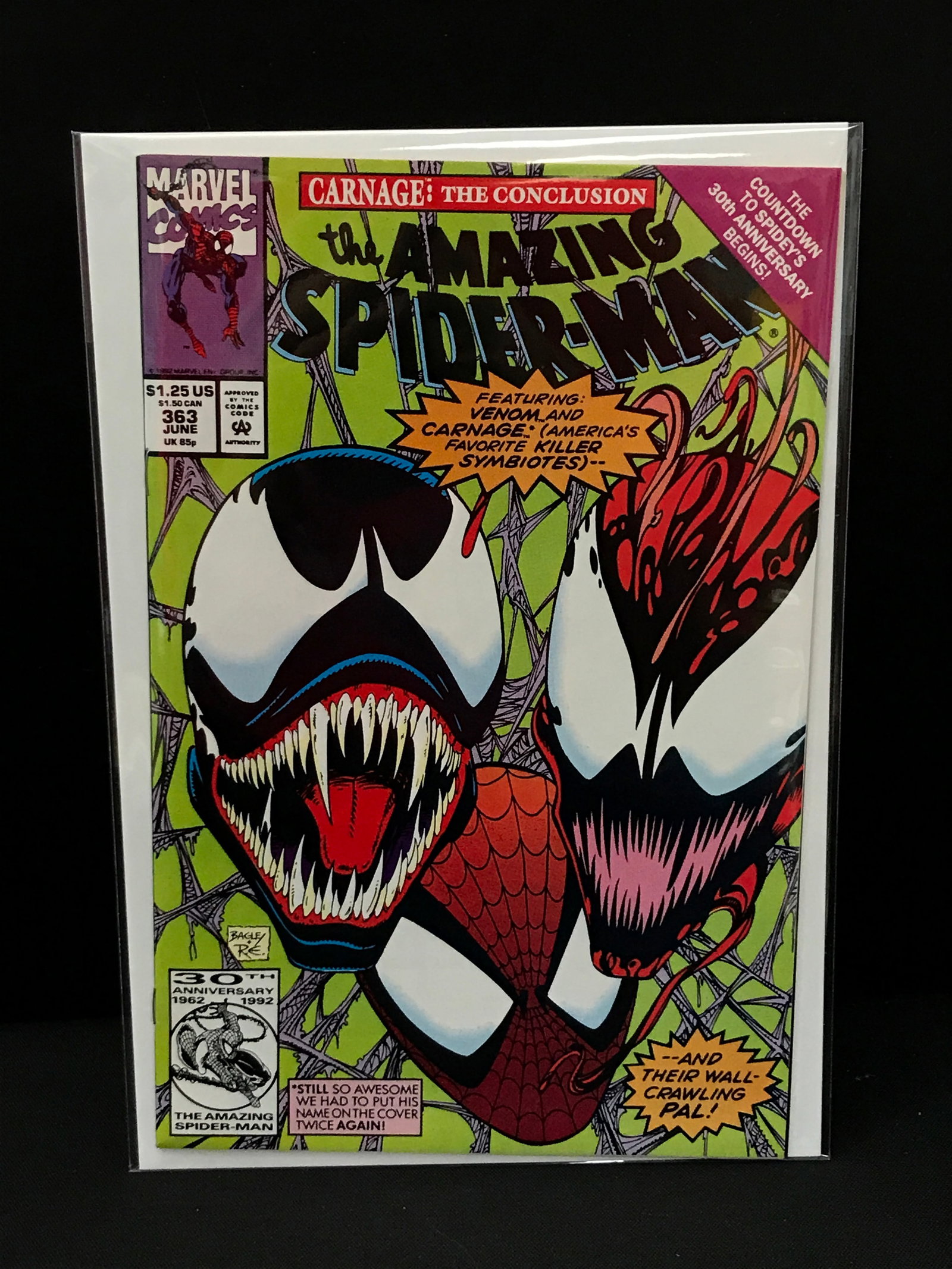 THE AMAZING SPIDERMAN #363 - MARVEL COMICS: Prices are in Canadian Dollars