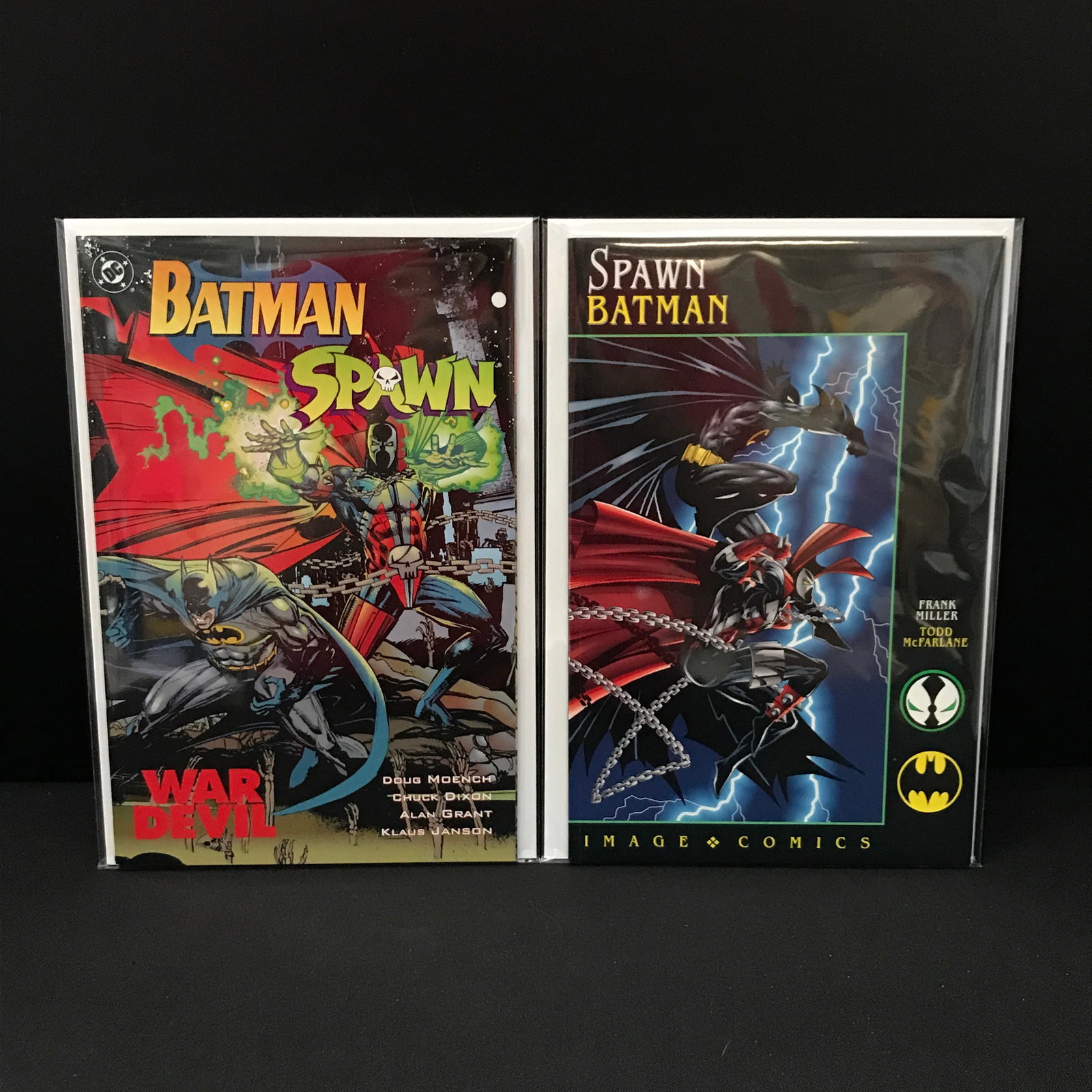 LOT OF 2 COMICS BATMAN/SPAWN & SPAWN/BATMAN - DC & IMAGE COMICS CROSSOVER: Prices are in Canadian Dollars