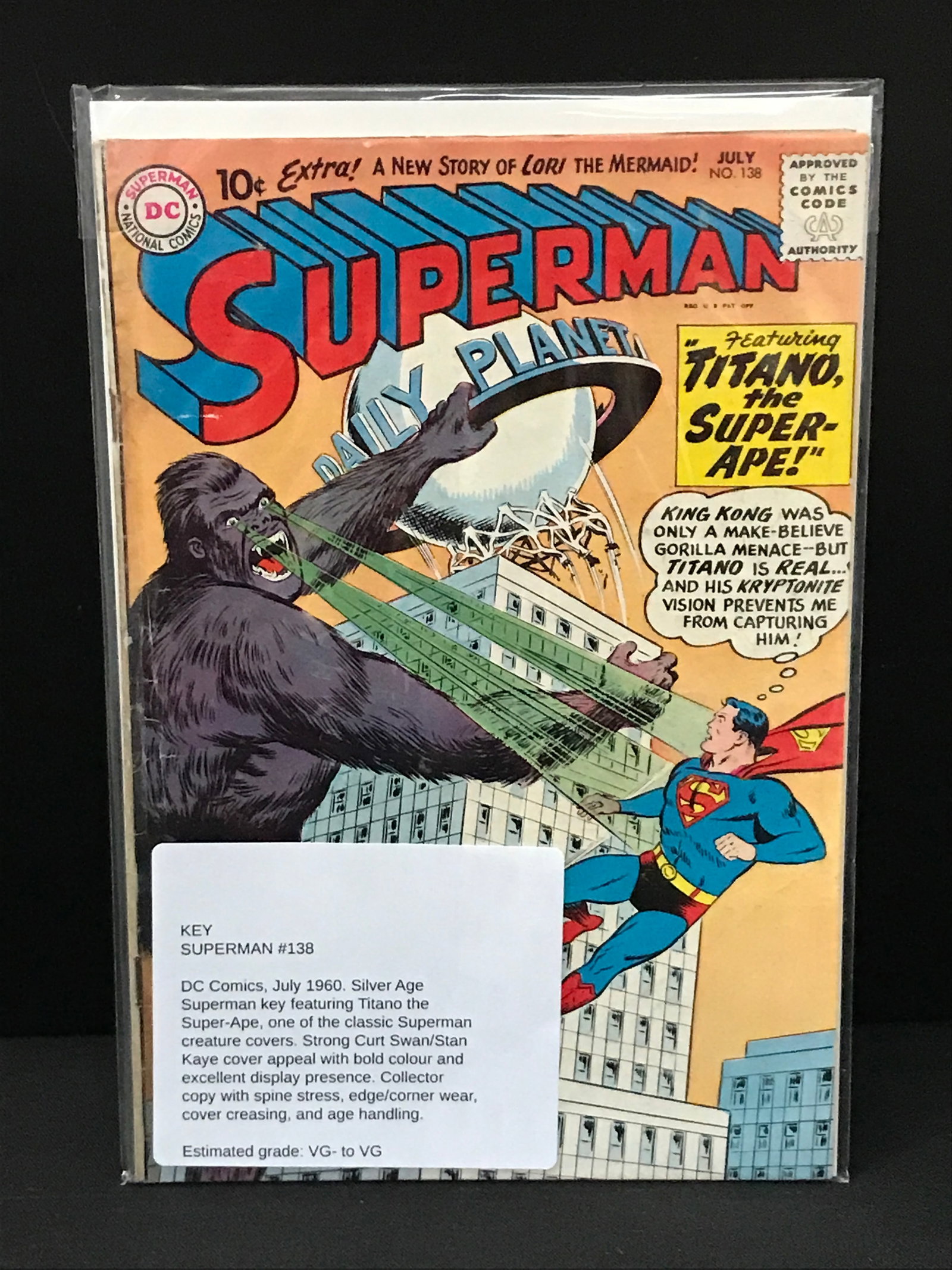 SUPERMAN #138 (1960) - DC COMICS: Prices are in Canadian Dollars