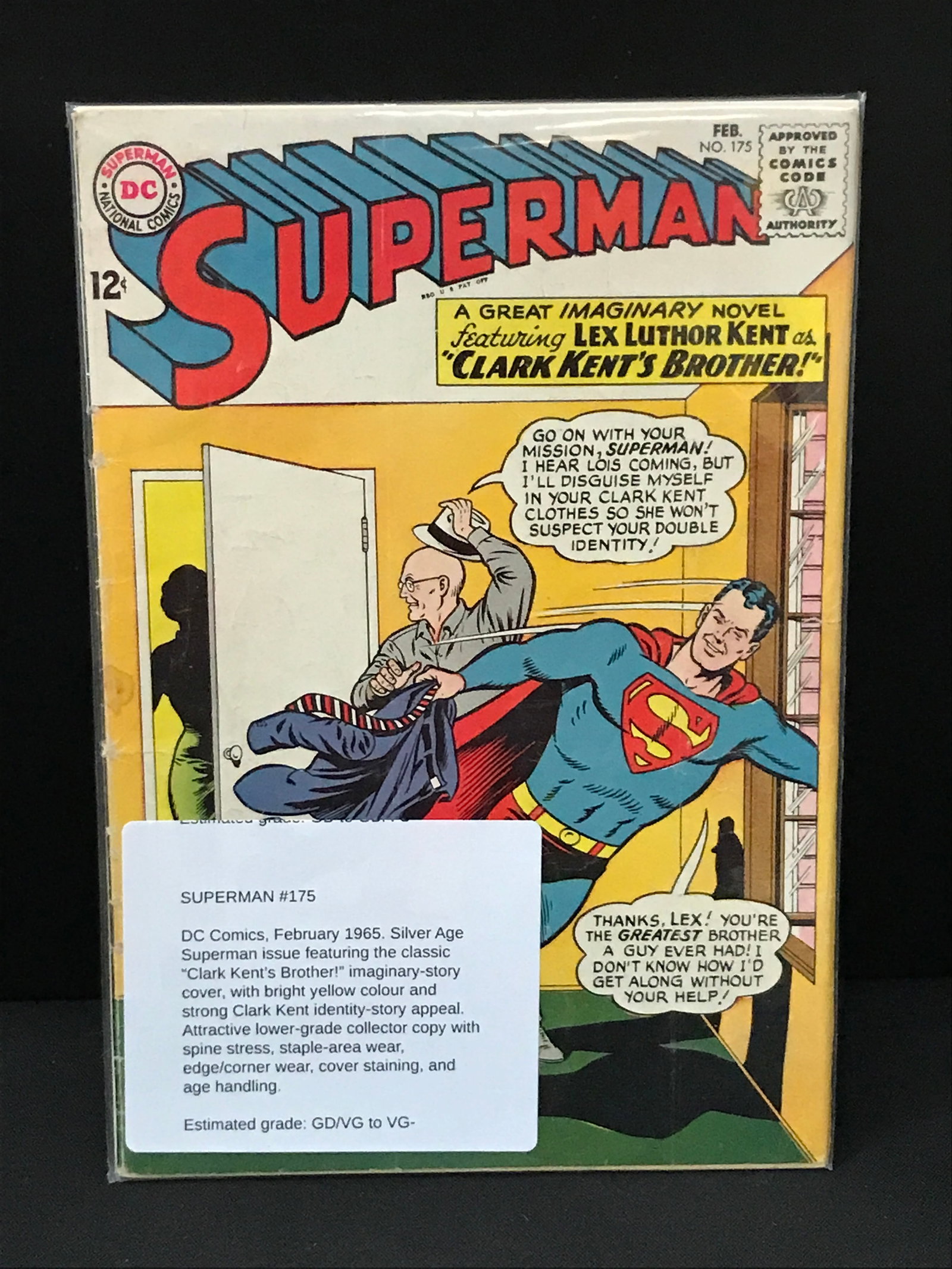 SUPERMAN #175 (1965) - DC COMICS: Prices are in Canadian Dollars