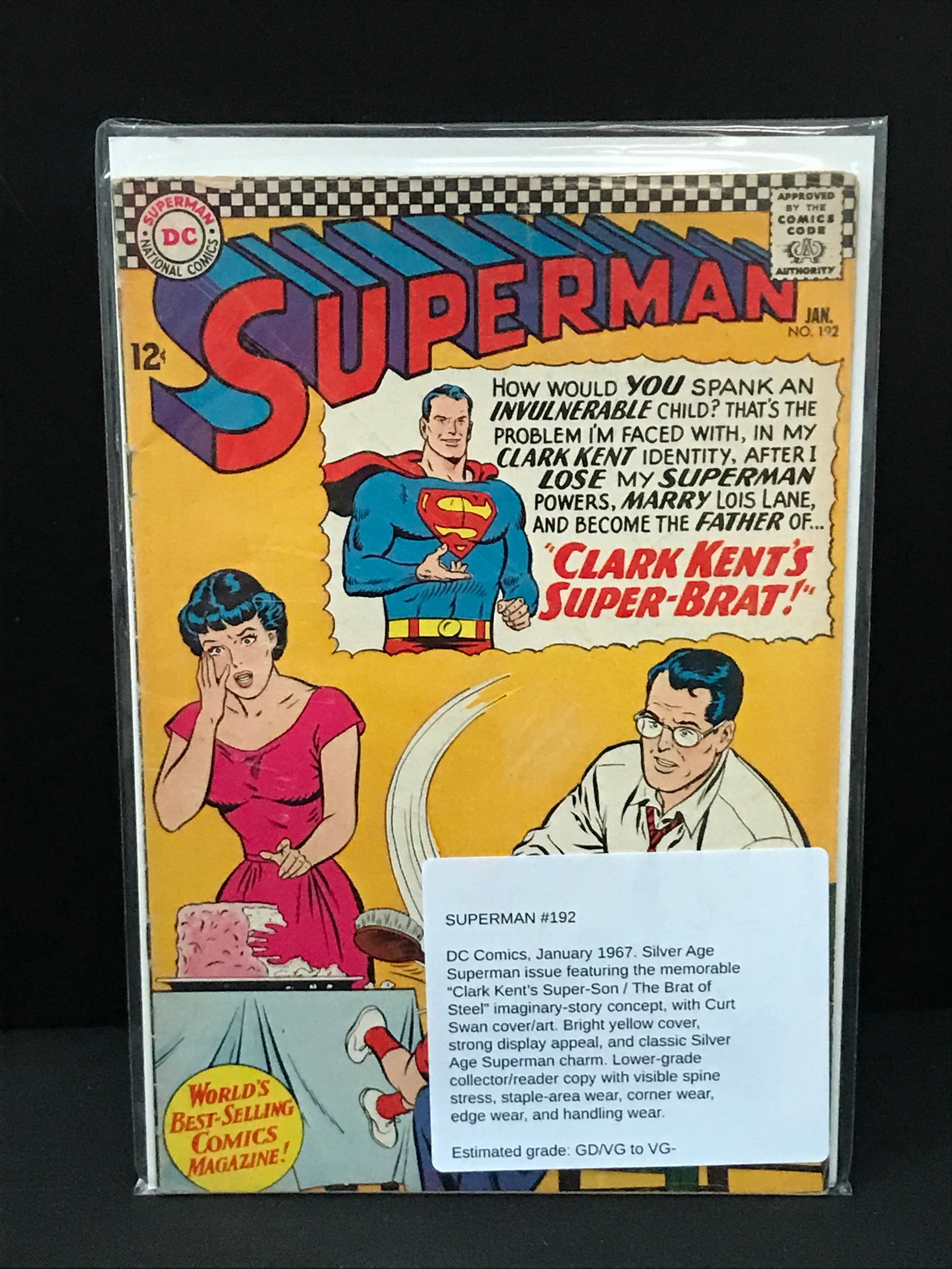 SUPERMAN #192 (1967) - DC COMICS: Prices are in Canadian Dollars