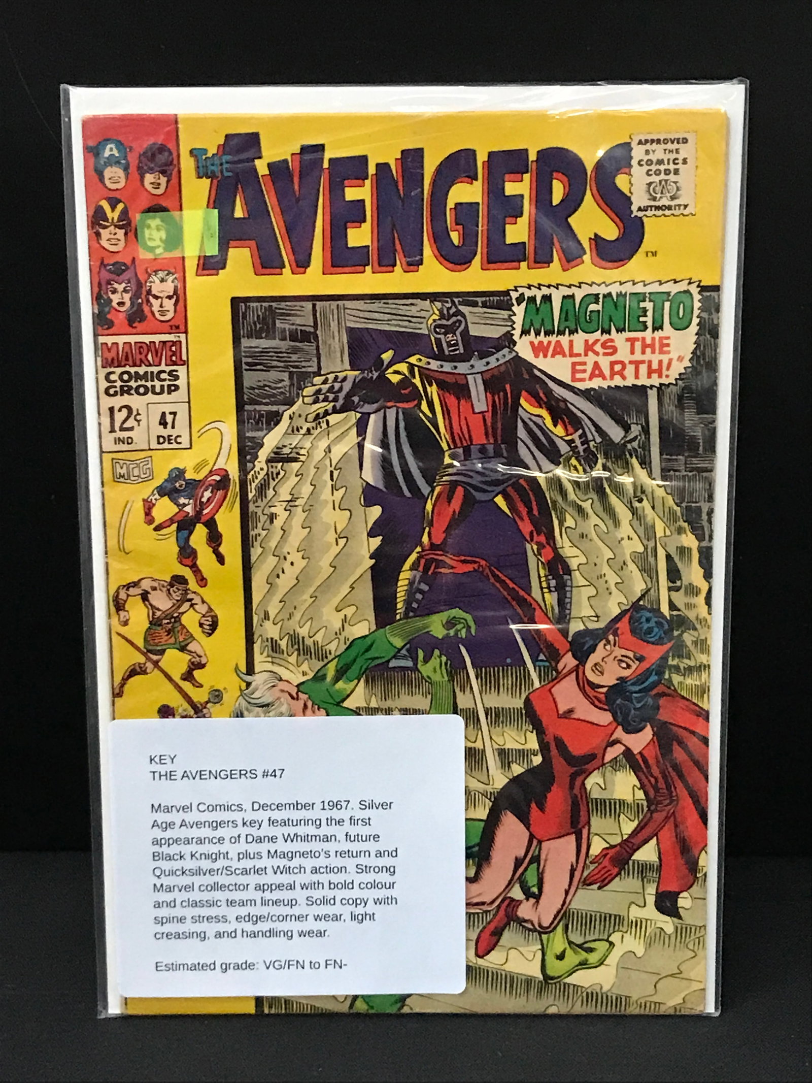 AVENGERS #47 (1967) - MARVEL COMICS: Prices are in Canadian Dollars